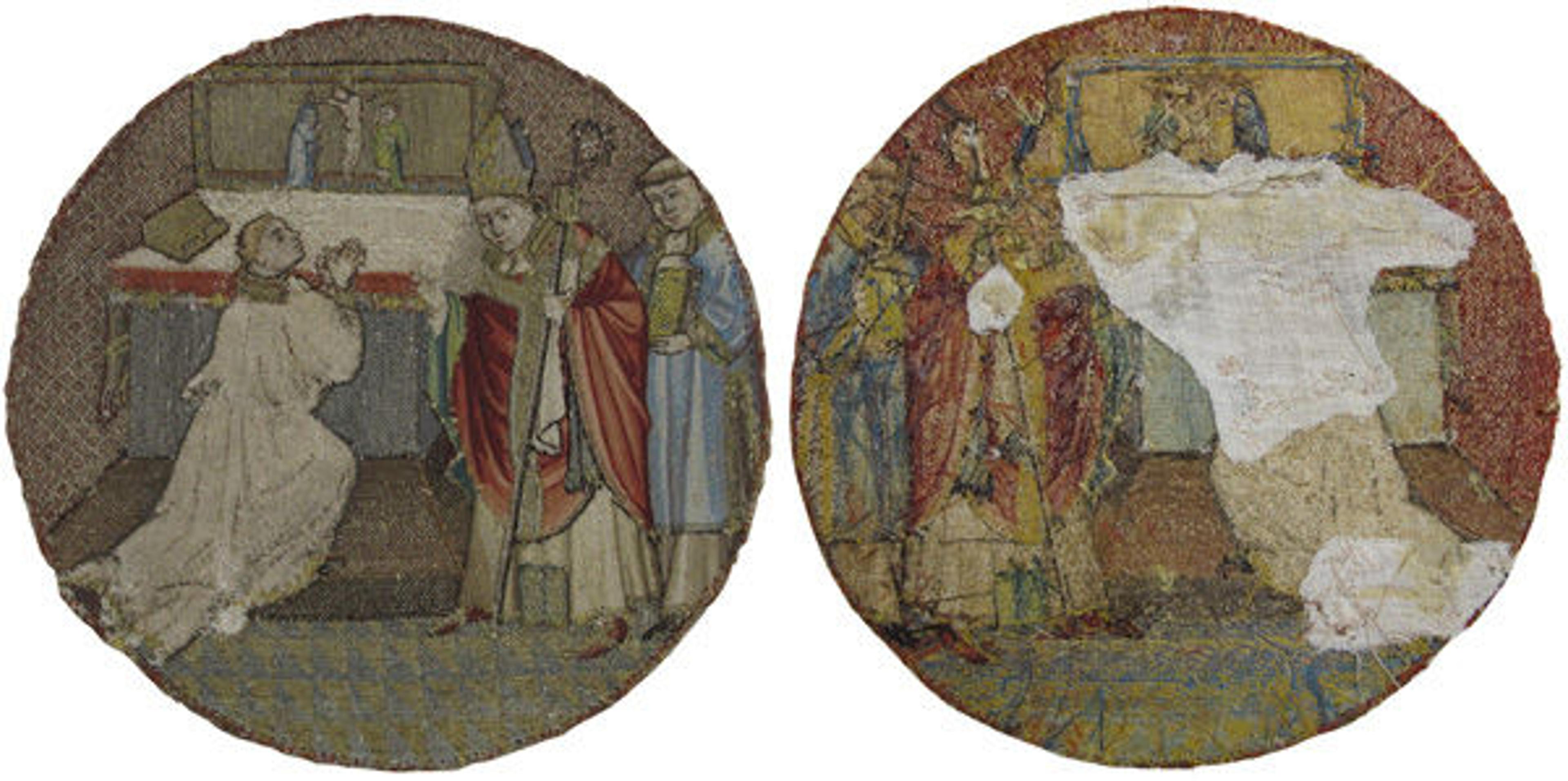 Fig. 1. Obverse (left) and reverse (right) of Saint Martin and Saint Hilary (1975.1.1908)