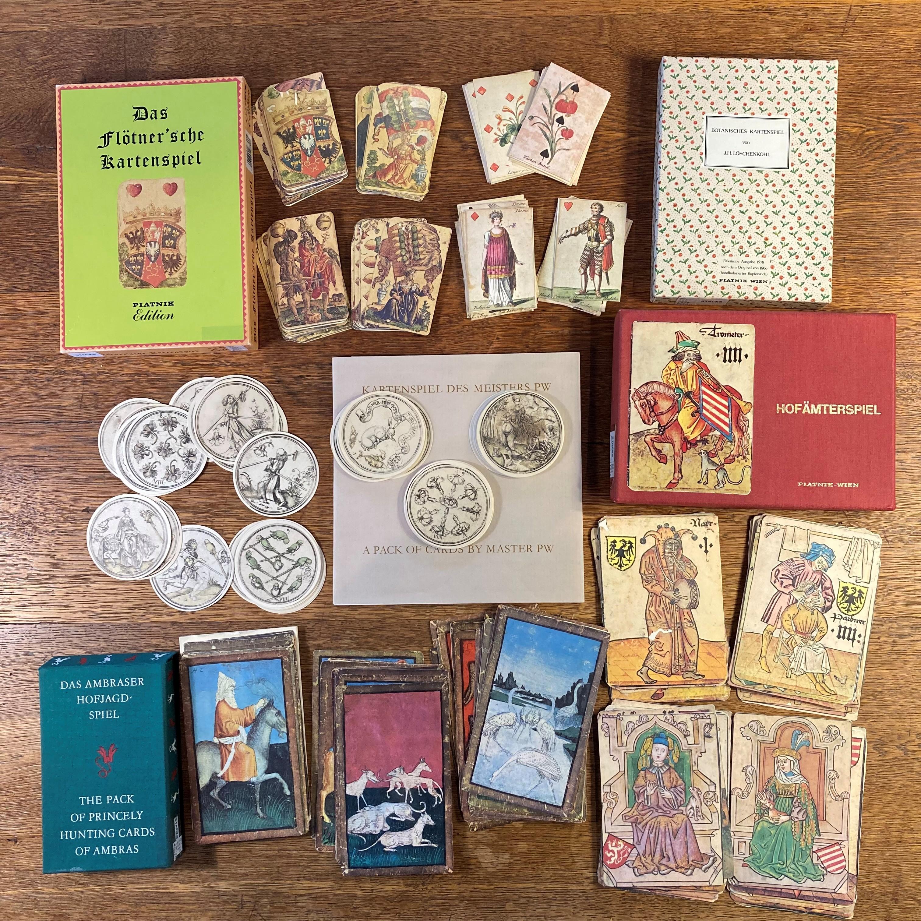 Several decks of playing cards
