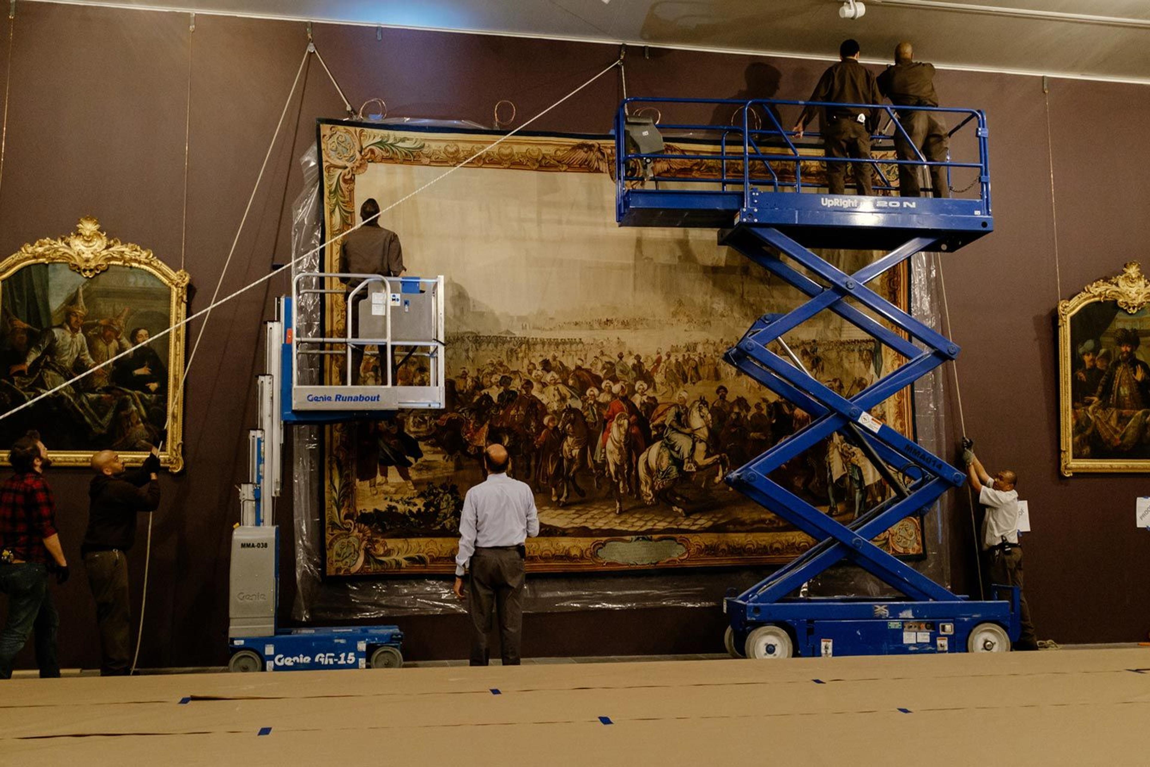 Installation of Visitors to Versailles