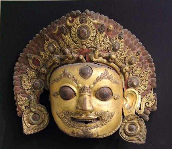 Head of Bhairava before restoration. Photographs courtesy of the Author