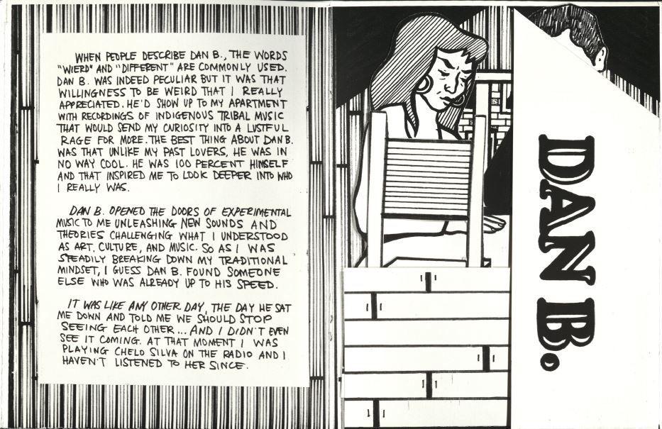 Panel with text and image