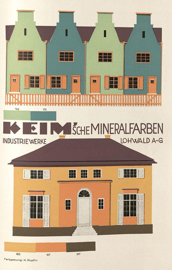 Farbige Gestaltung durch Keimsche Mineralfarben