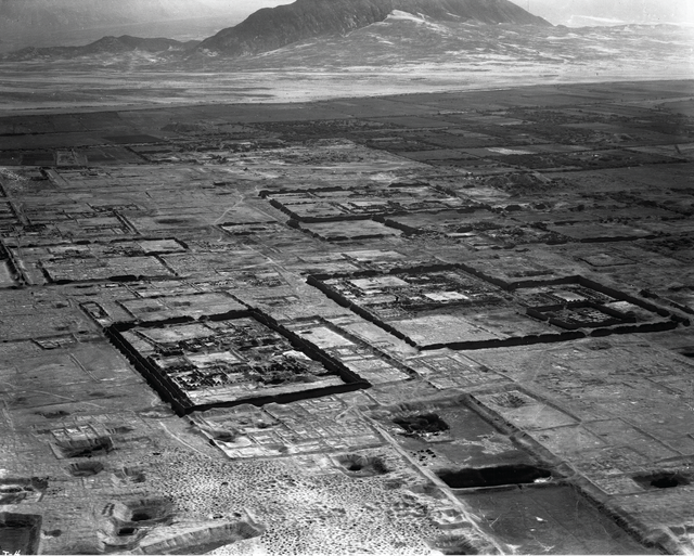 Aerial view of Chan Chan