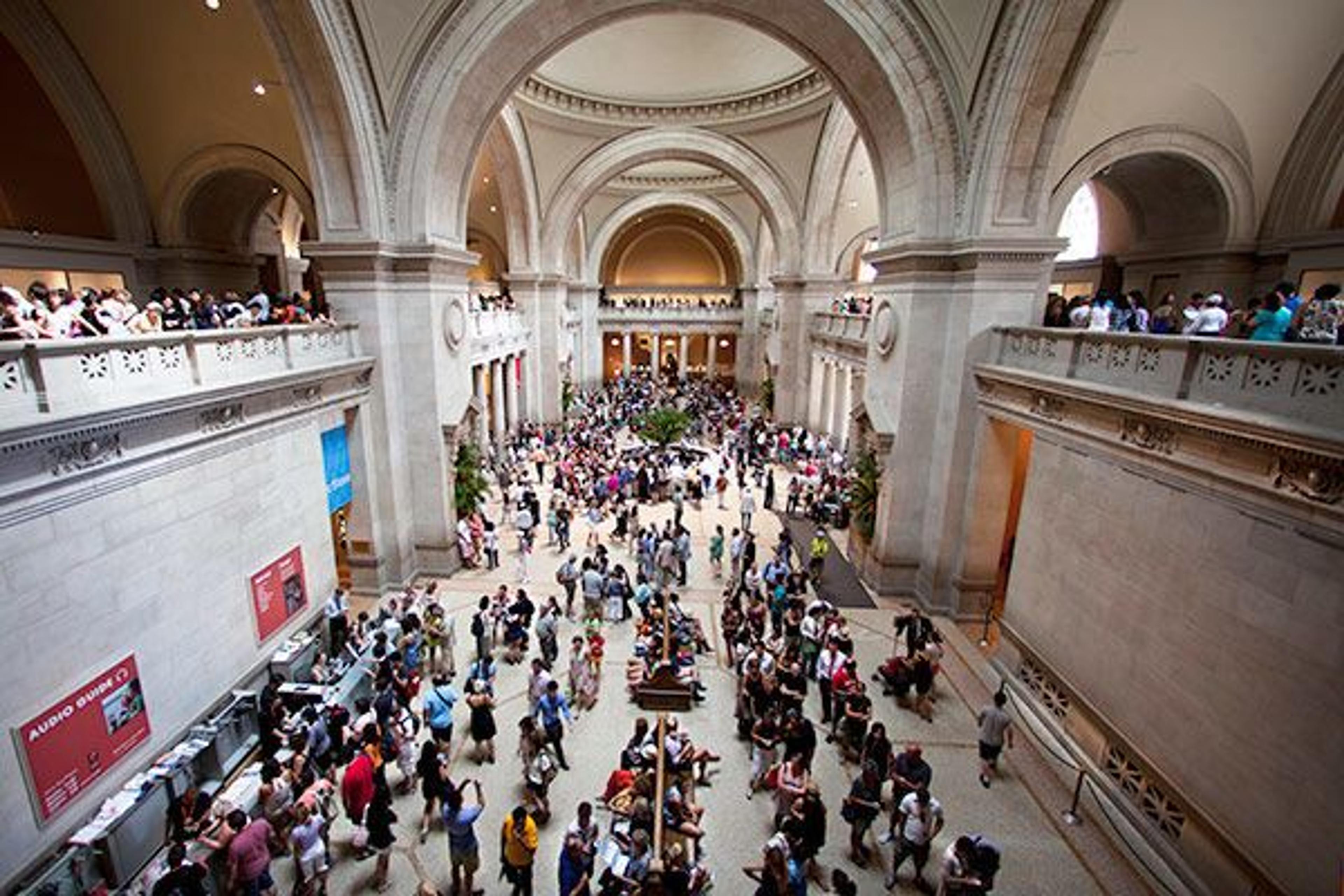 The Great Hall filled with visitors