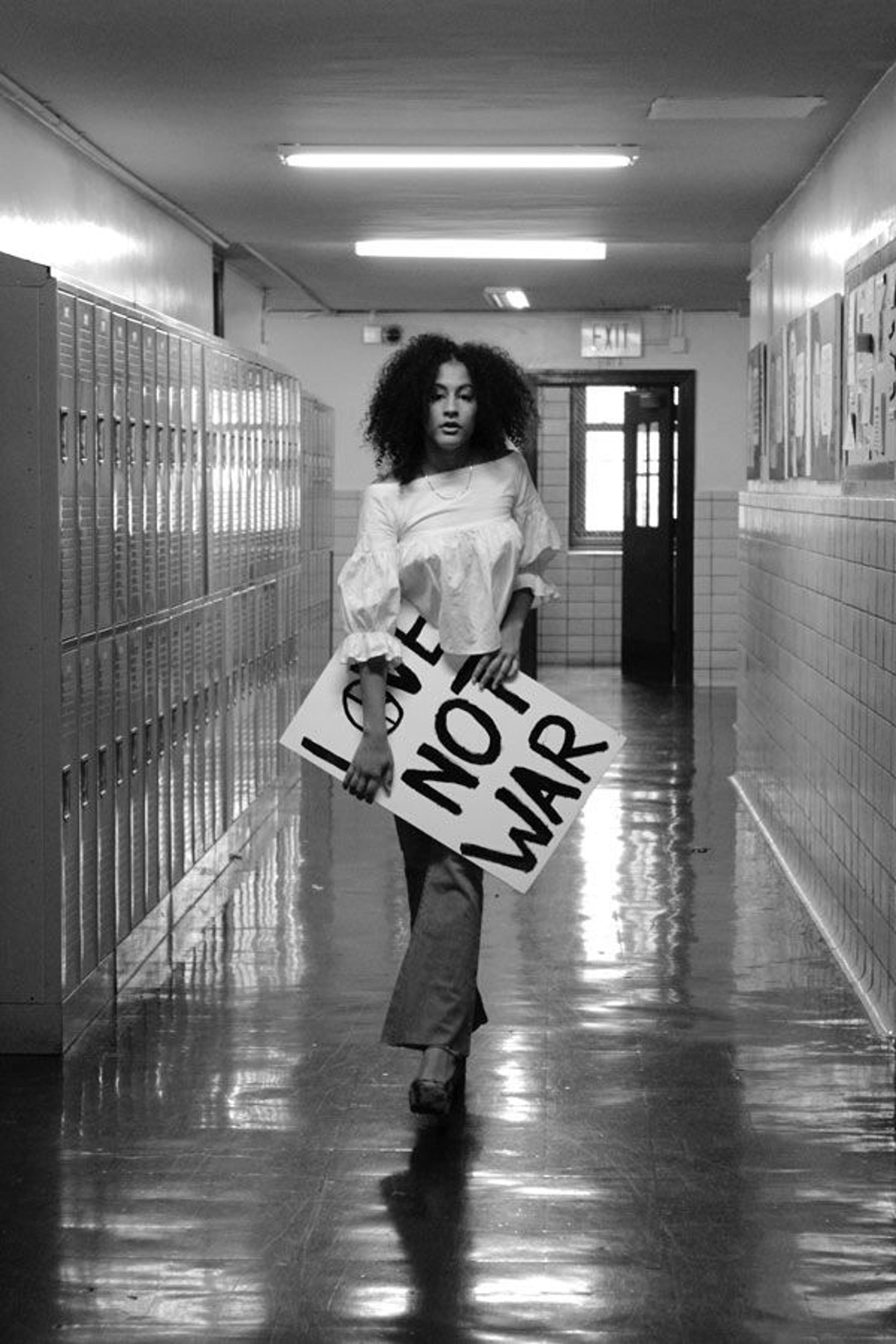 Love Not War (2014). Photograph by Angela R
