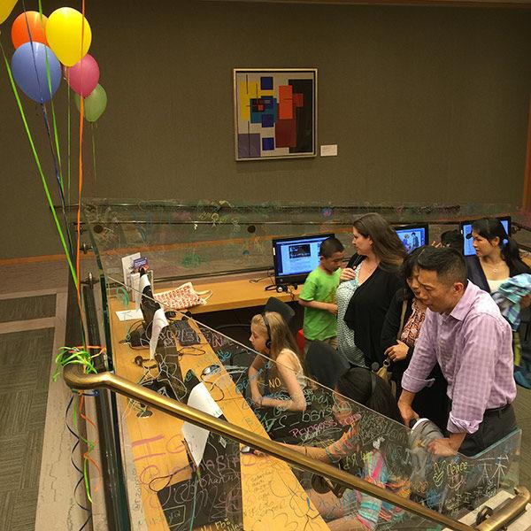 Balloons in Nolen Library