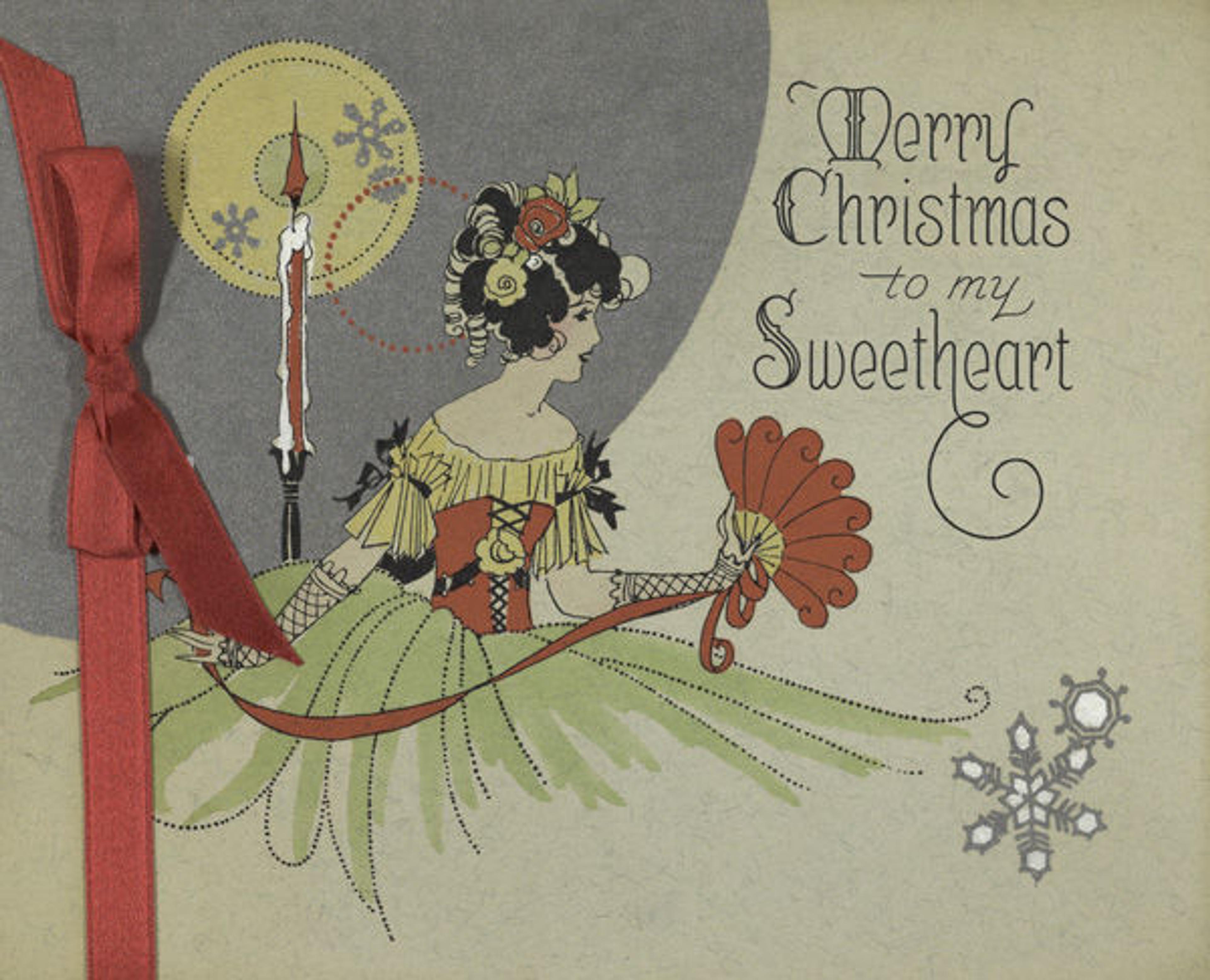 Merry Christmas to my Sweetheart, 1920s