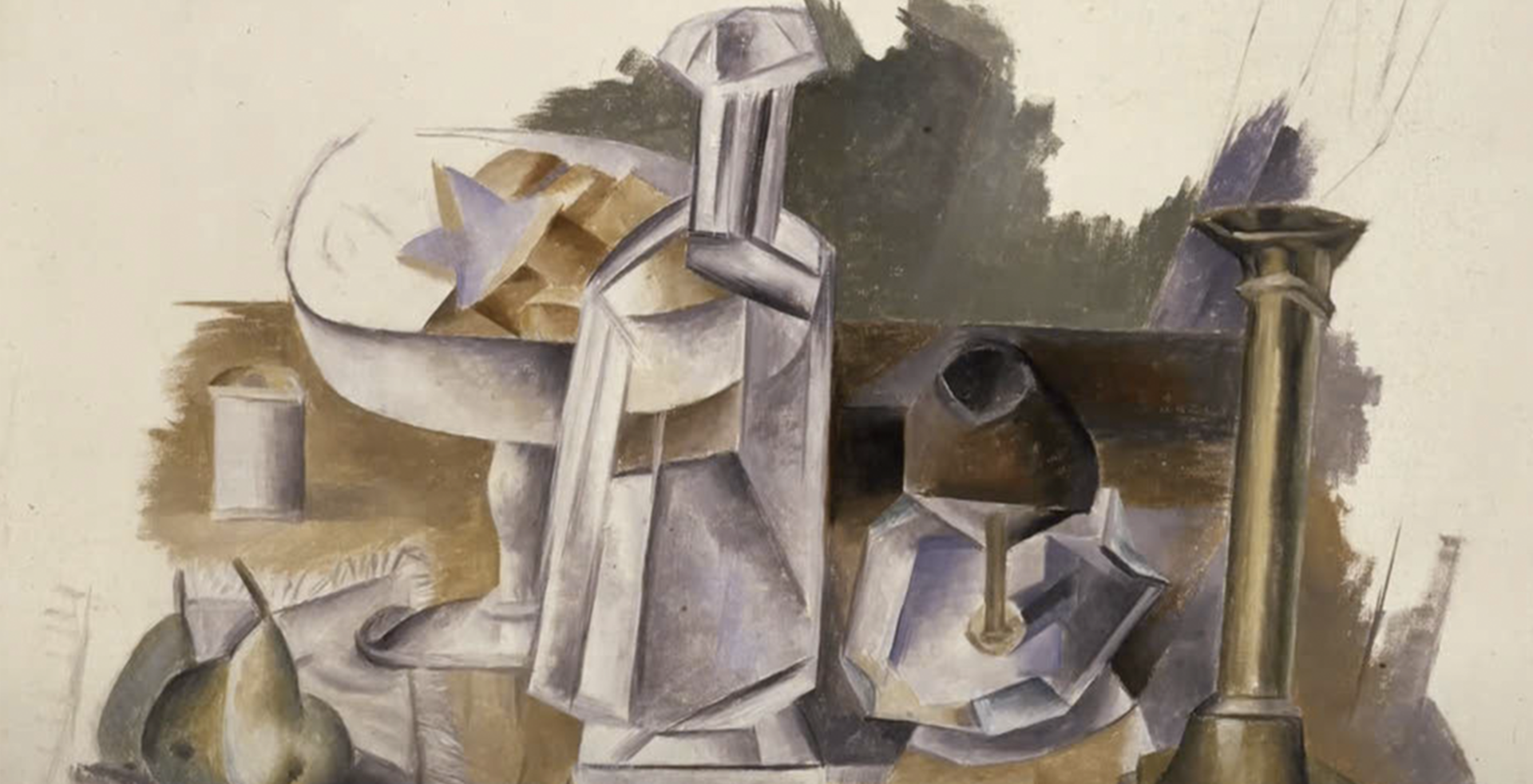 Pablo Picasso - Playing Cards, Glasses, Bottle of Rum: 