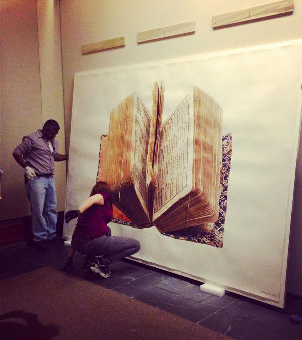 Installing Ink Art