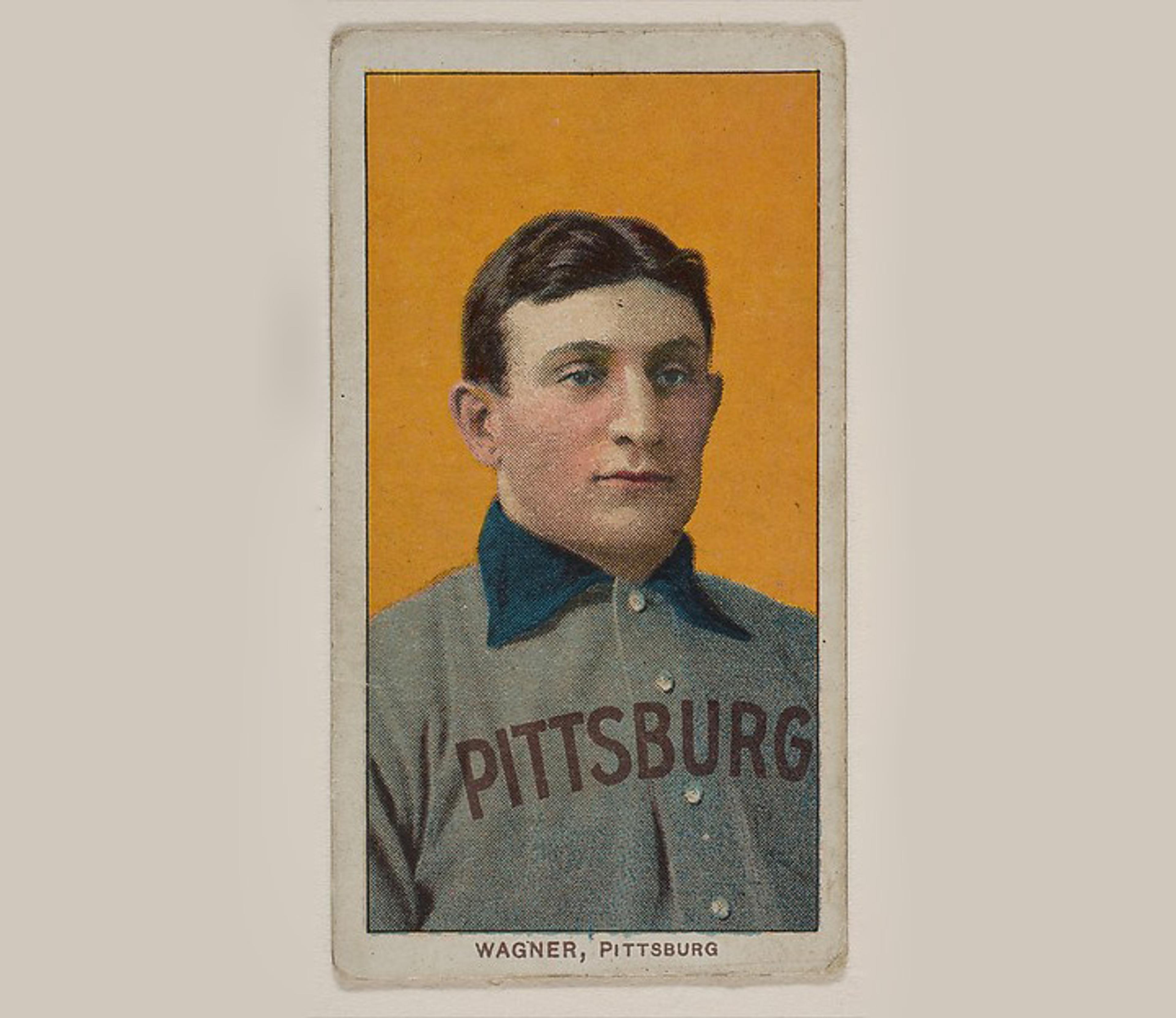 Honus Wagner, Pittsburgh, National League, from the White Border series (T206) for the American Tobacco Company