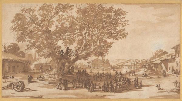 Jacques Callot (French, 1592-1635), May Day Celebrations at Xeuilley