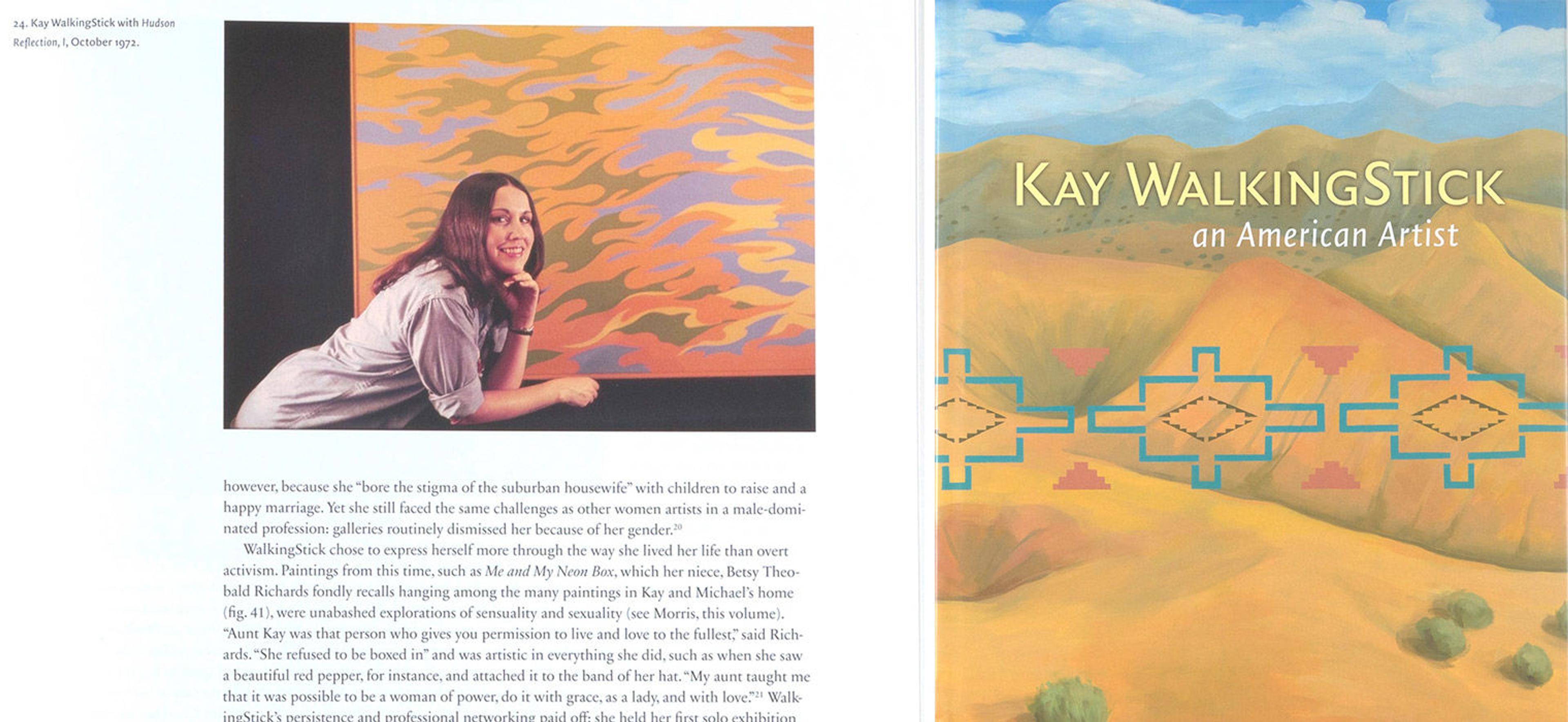 Portrait of artist and cover