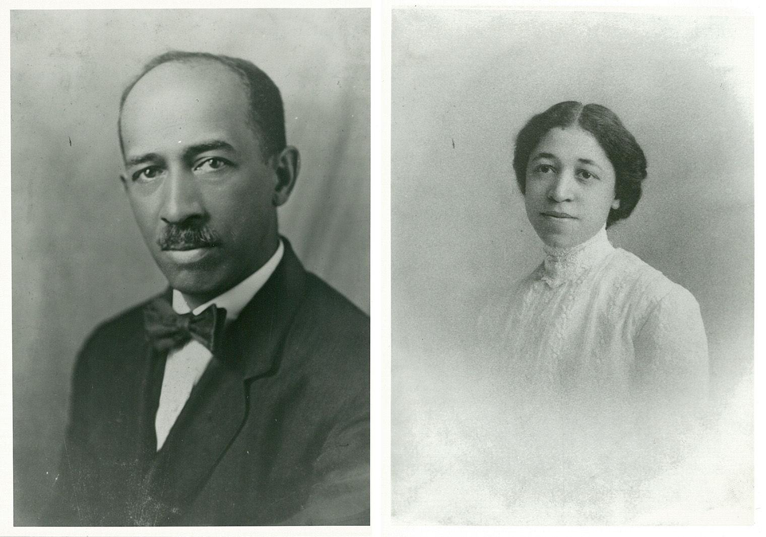 Diptych portraits of Harvey Cook Jackson, Sr., b. 1876 and wife Helen Hoyt Wingate Jackson, b. 1878
