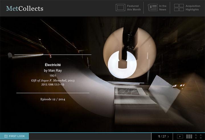 Artist portfolio by Man Ray showing a lightbulb in space