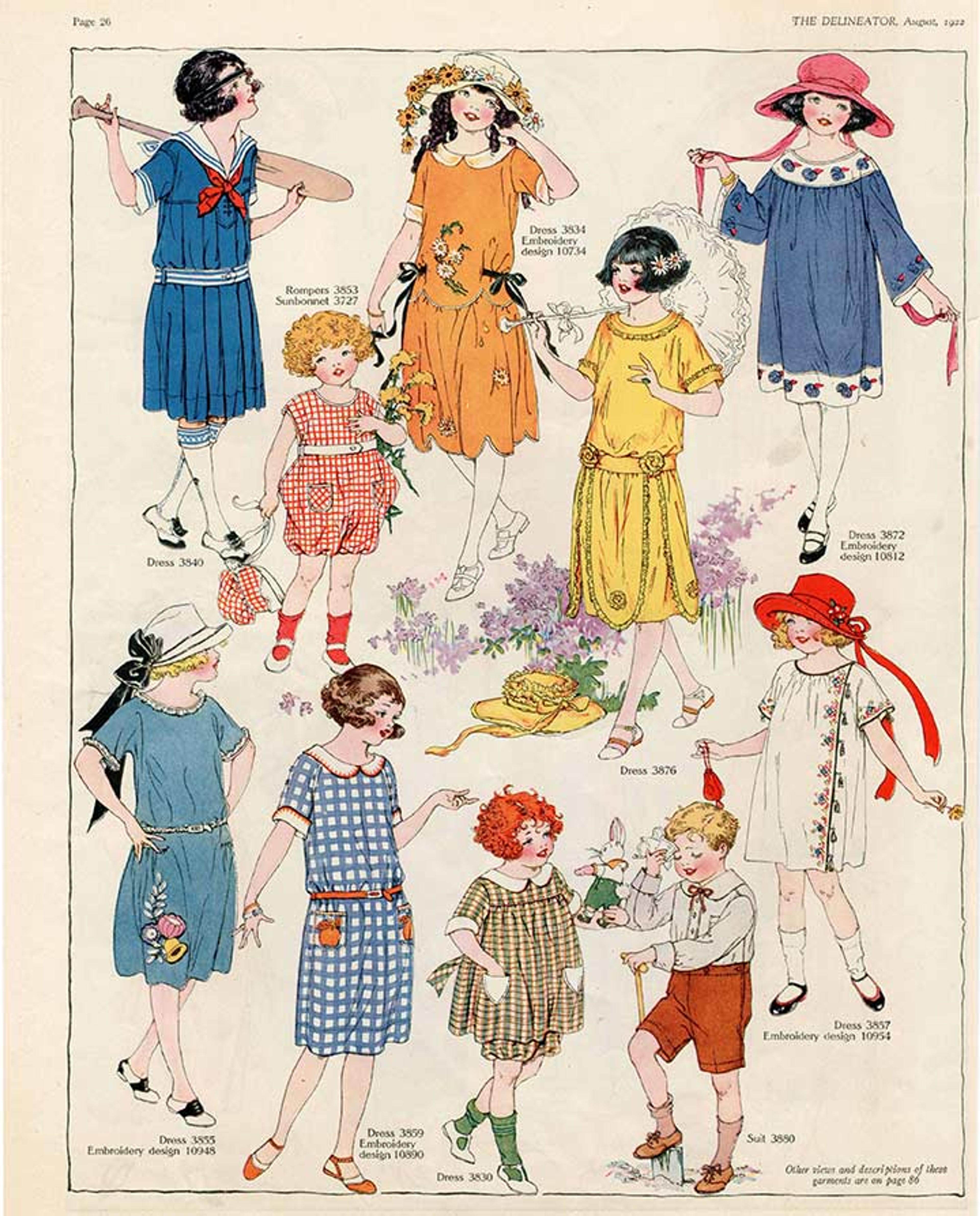 1920s children fashion