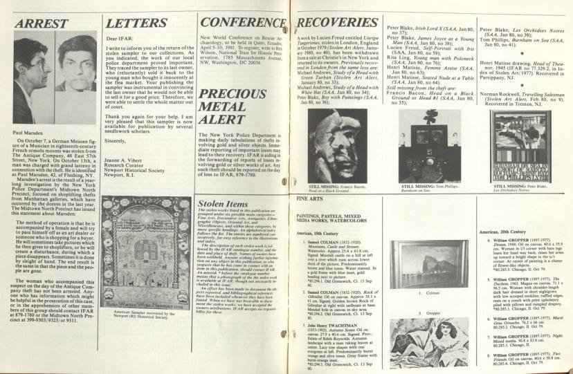 Preserving IFAR’s Record - The Metropolitan Museum of Art