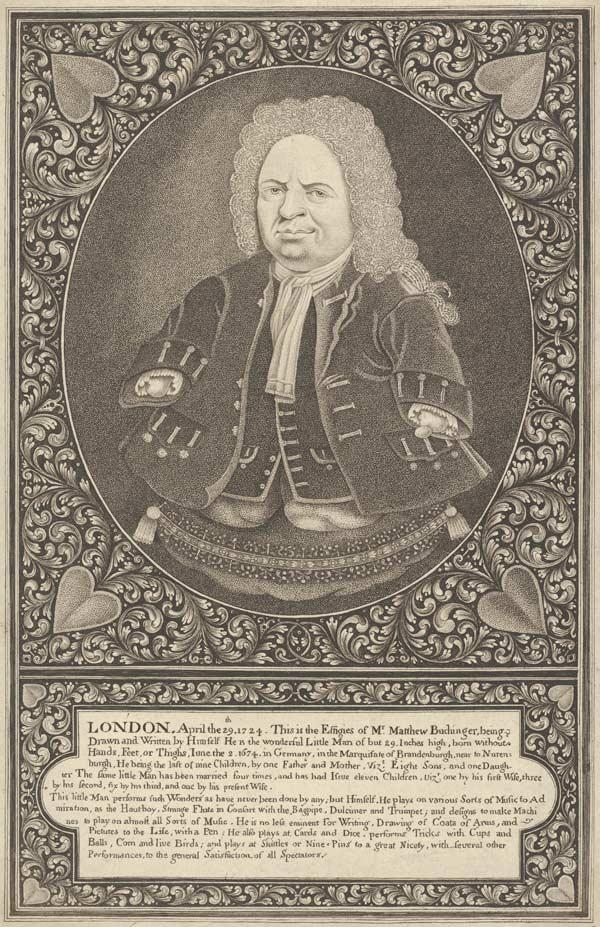 Portrait of Matthias Buchinger