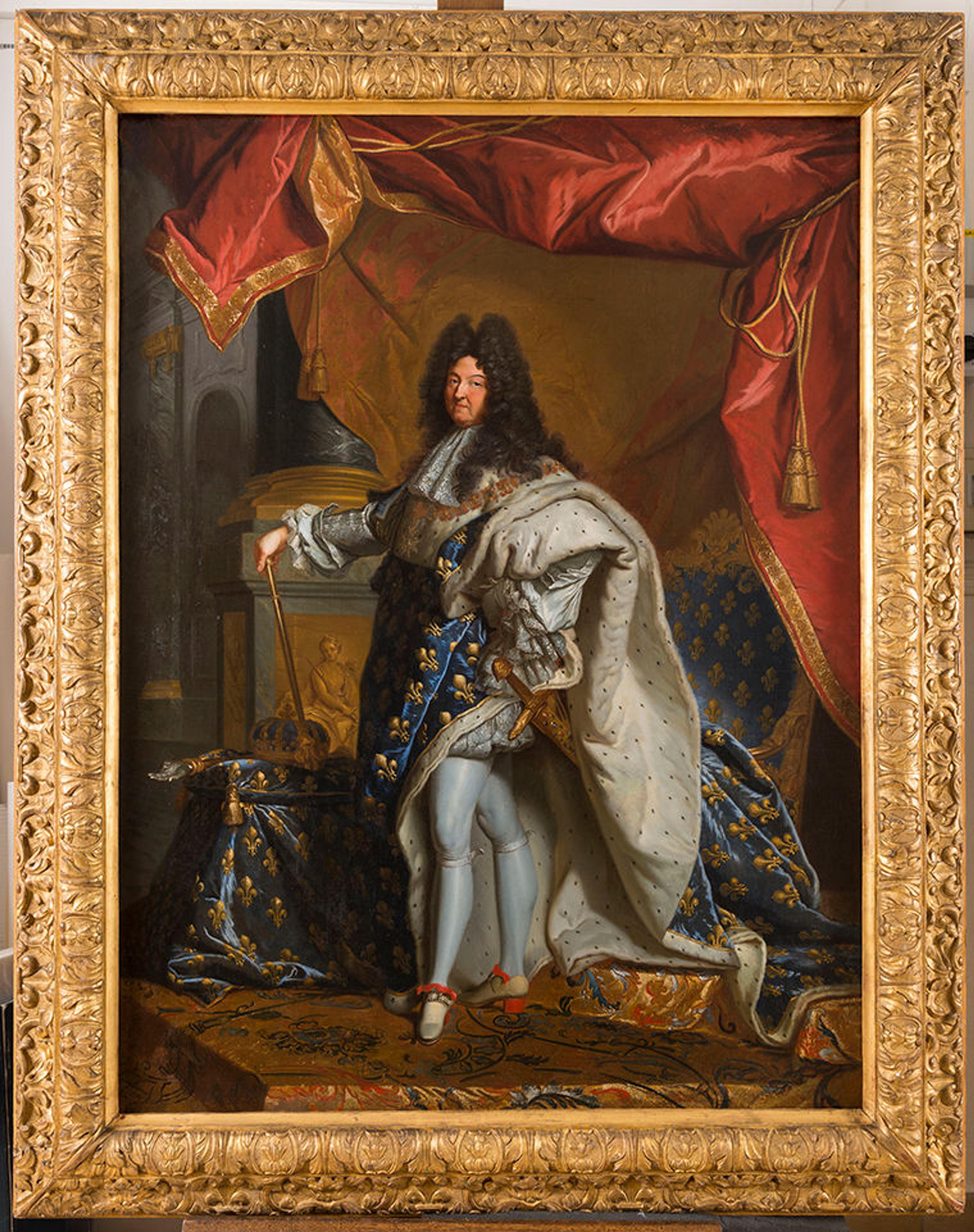 Oil Painting of Louis XIV by Hyacinthe Rigaud