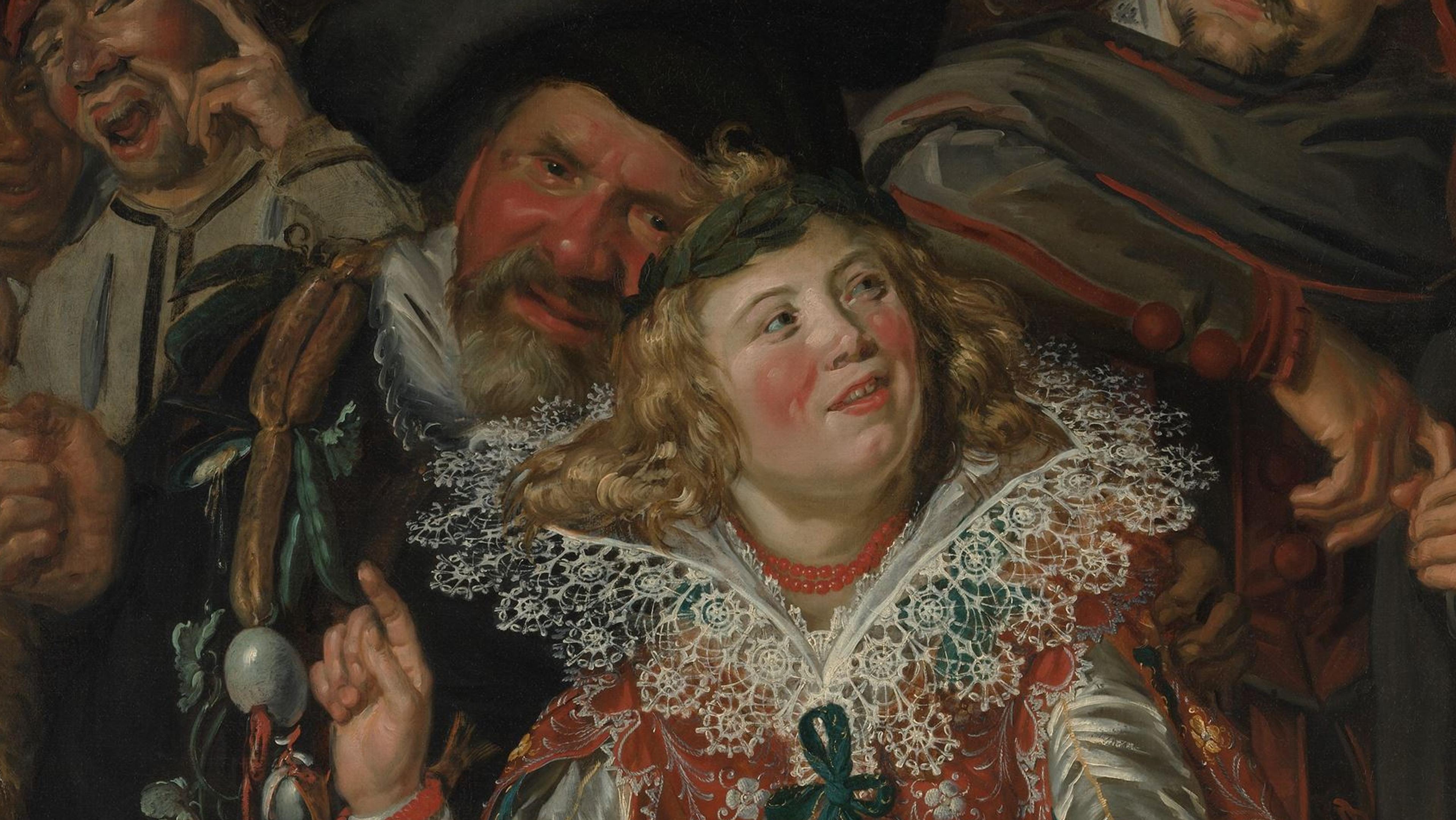 Merrymakers at Shrovetide. Frans Hals (Dutch, Antwerp 1582/83–1666 Haarlem), ca. 1616–17. Oil on canvas. Bequest of Benjamin Altman, 1913.