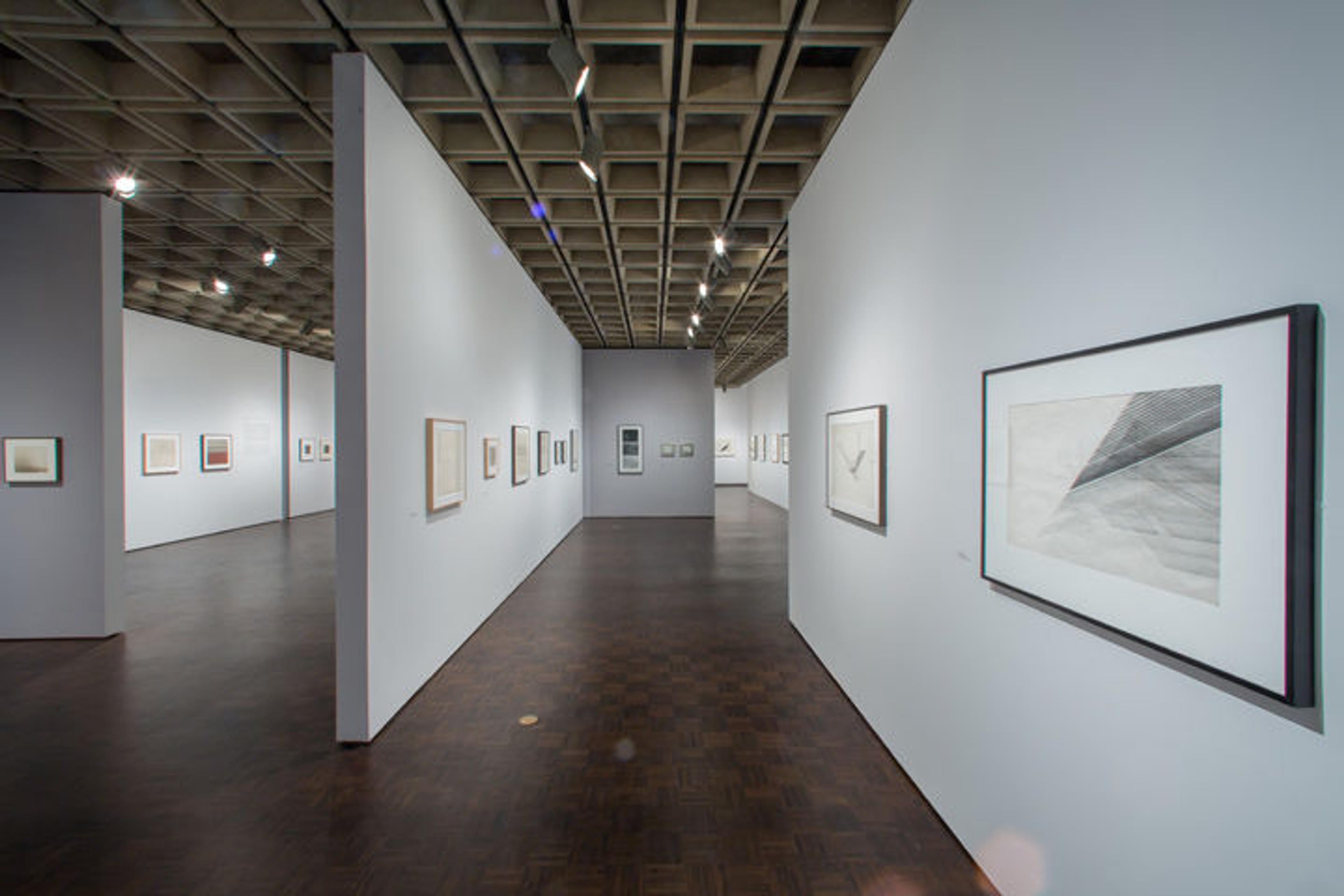 Installation view of "Nasreen Mohamedi" at The Met Breuer