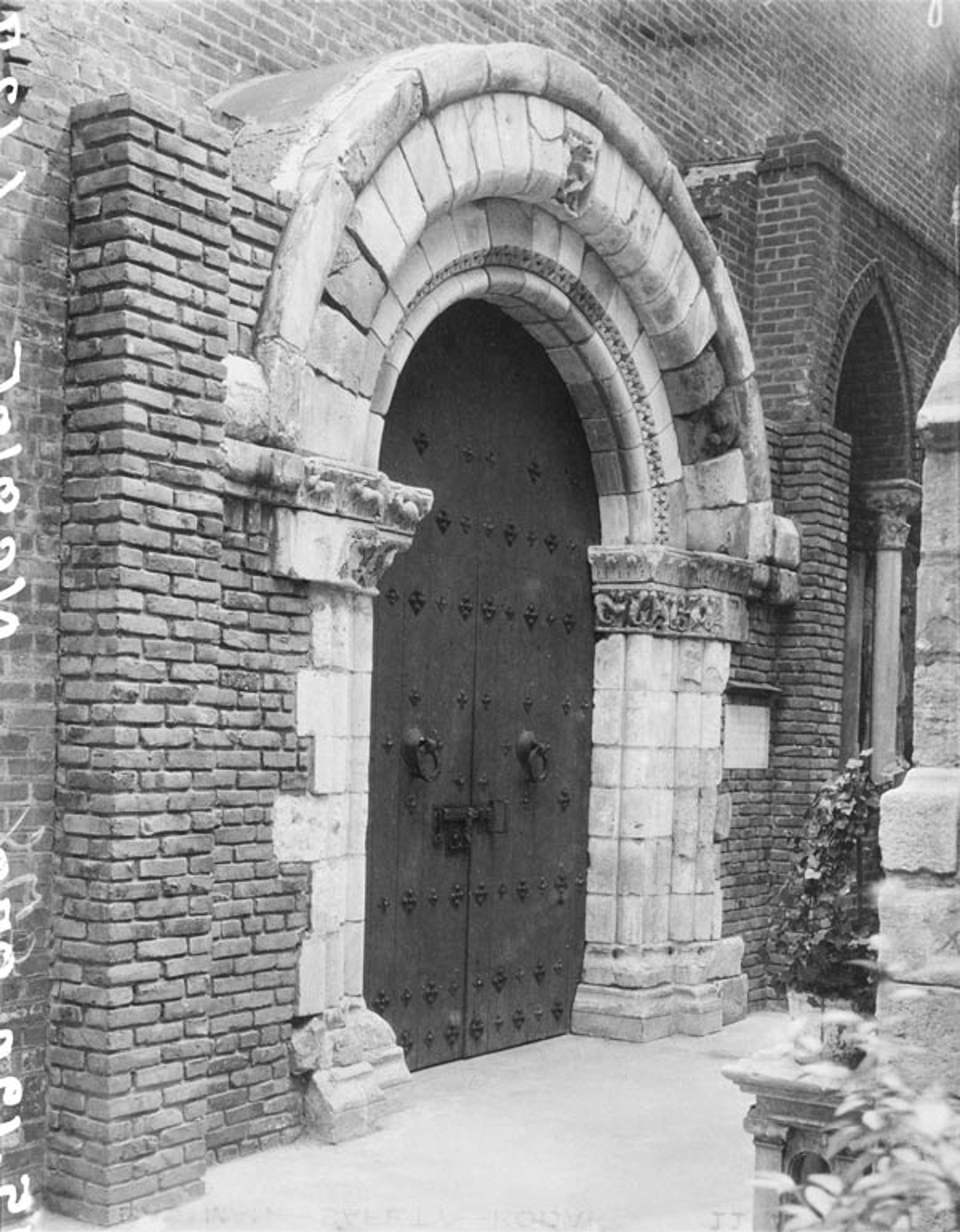 The portal installed at the main entrance to The Cloisters on Fort Washington Avenue