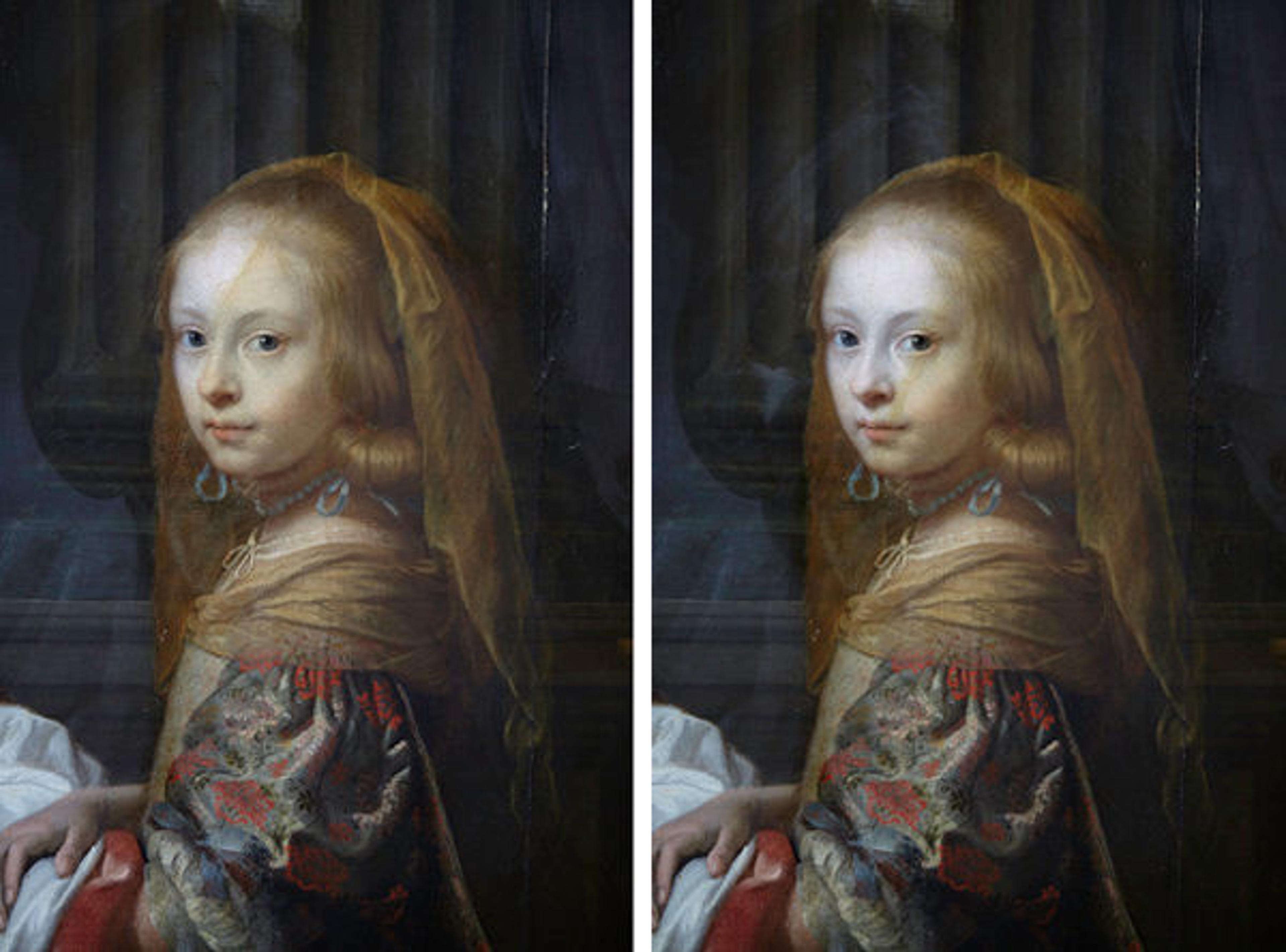 Two images of Anna Maria