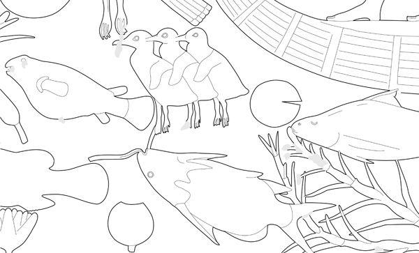 A Synodontis batensoda swimming upside down