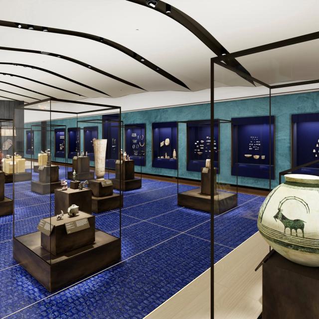 Rendering of the New Galleries for the Art of the Ancient West Asia and Cyprus.