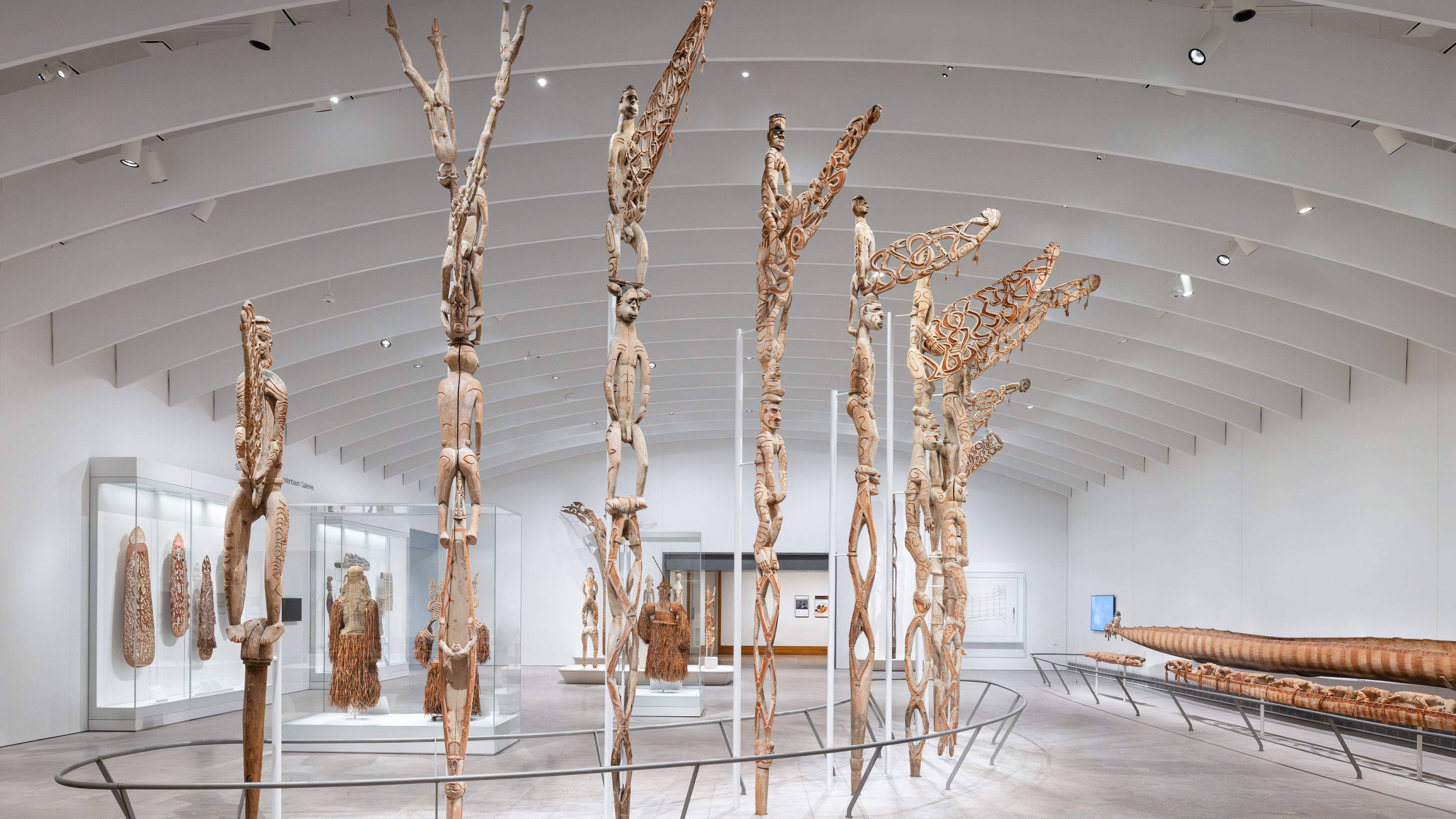 Arts of Oceania, Gallery 350, The Michael C. Rockefeller Wing. Photo by Bridgit Beyer