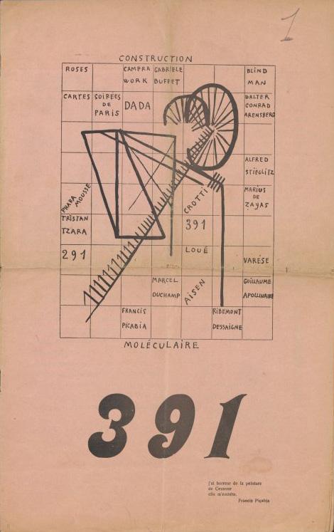Image of Francis Picabia, Molécule. 391. Numéro 8 (February 1919) Directeur: Francis Picabia (Paris 1879–1953 Paris) Zurich 1919.