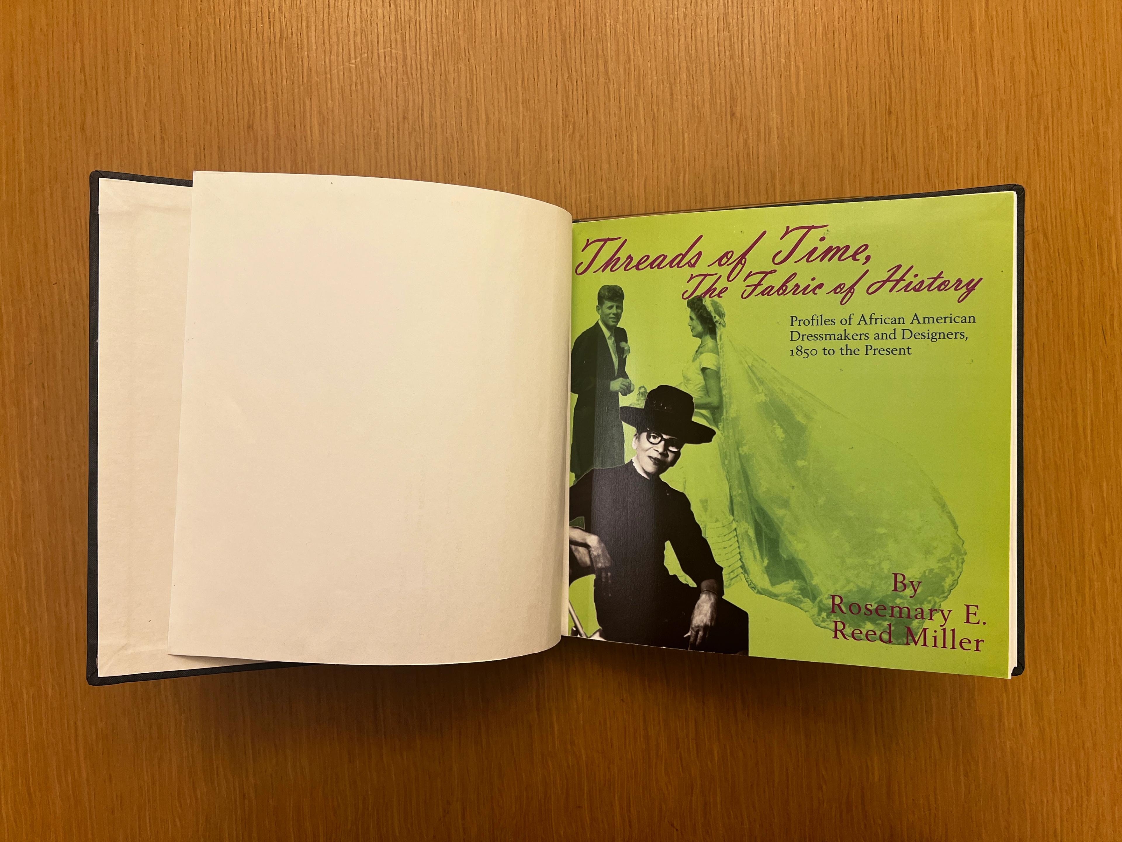 Green cover with black and white images