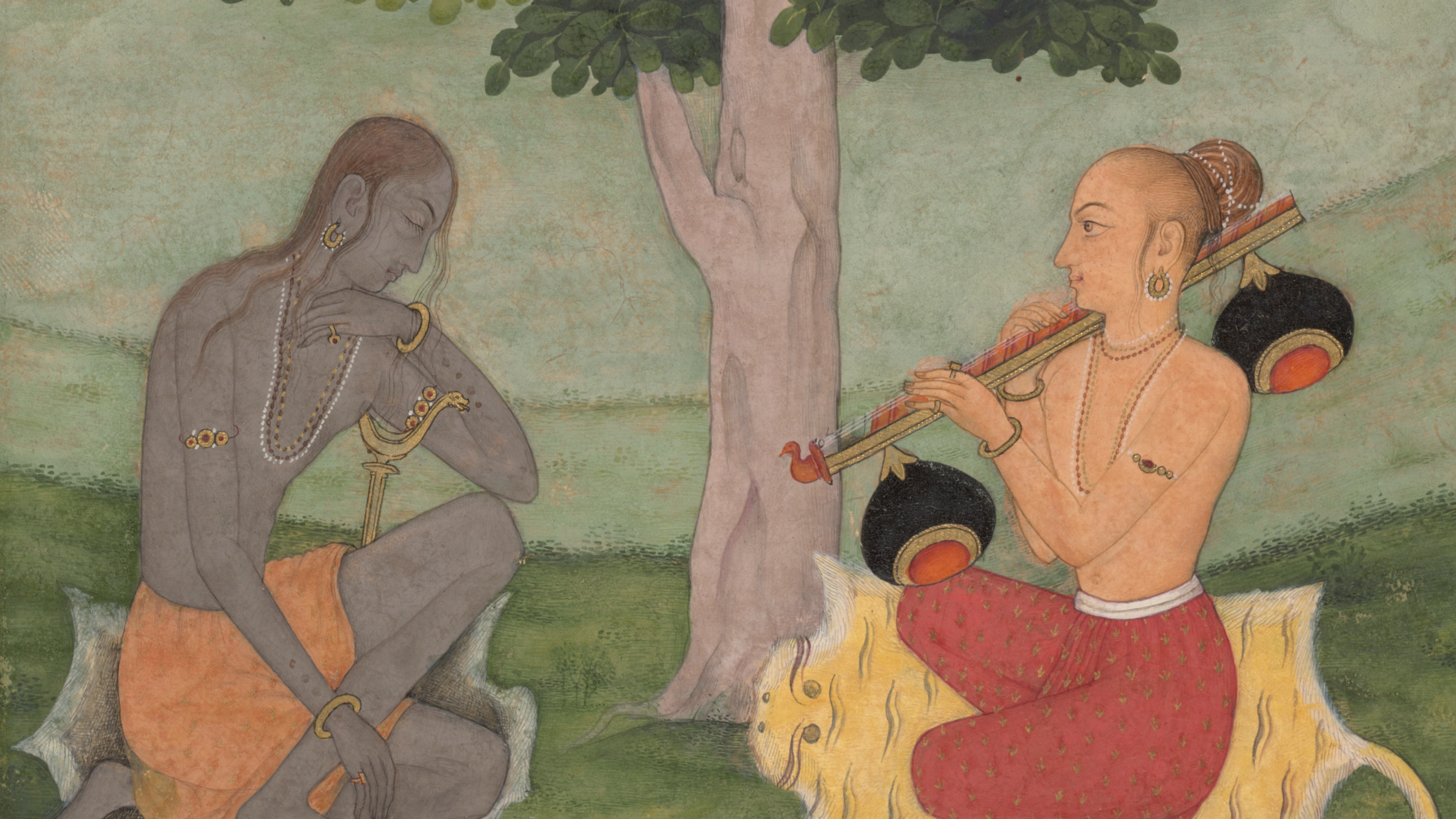 Image: Ruknuddin (active late 17th century). Kedar Ragini: Folio from a ragamala series (Garland of Musical Modes) (detail), India, ca. 1690–95. The Metropolitan Museum of Art, New York, Gift of Mr. and Mrs. Peter Findlay, 1978 (1978.540.2)