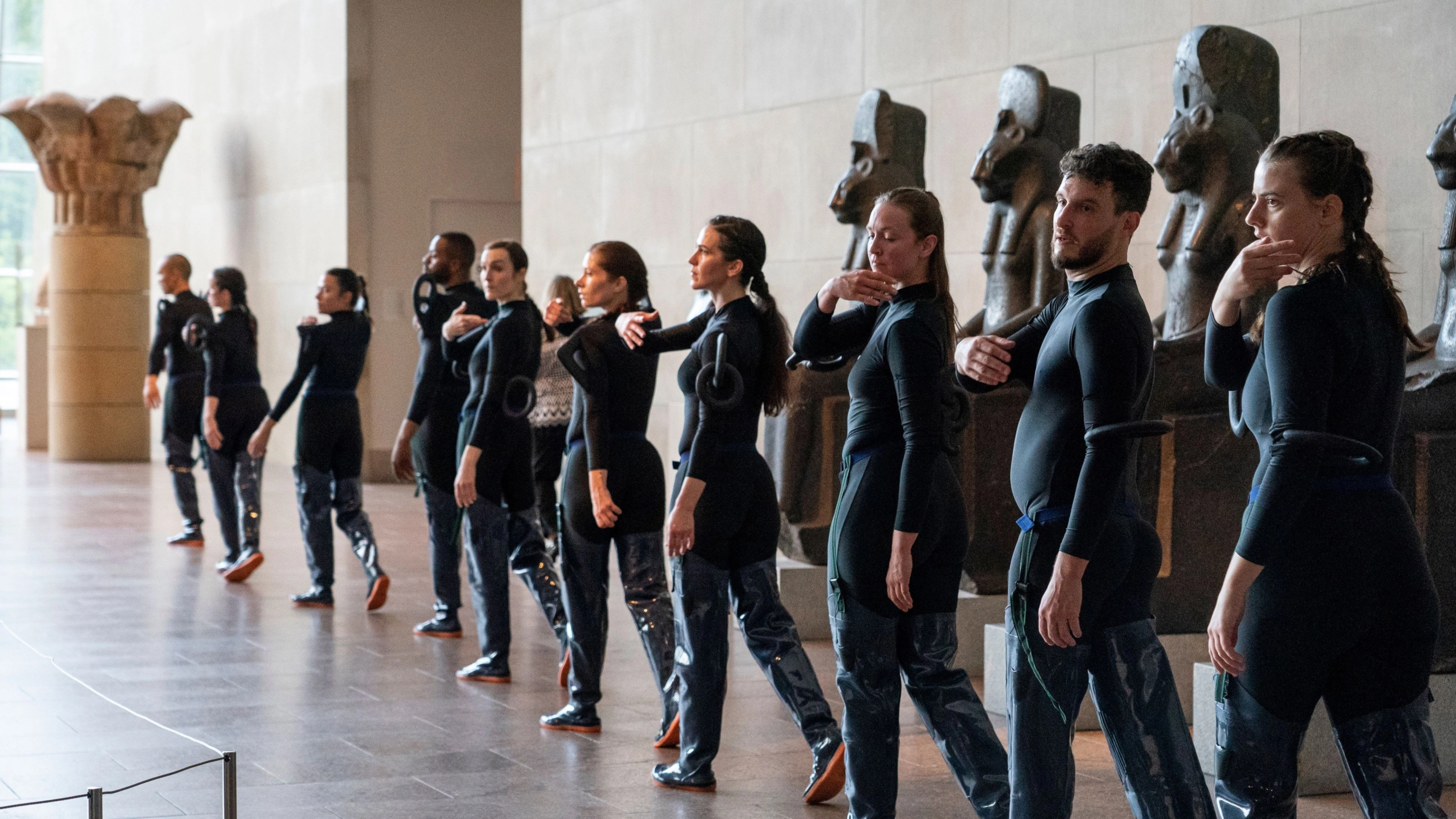 An orchestral performance