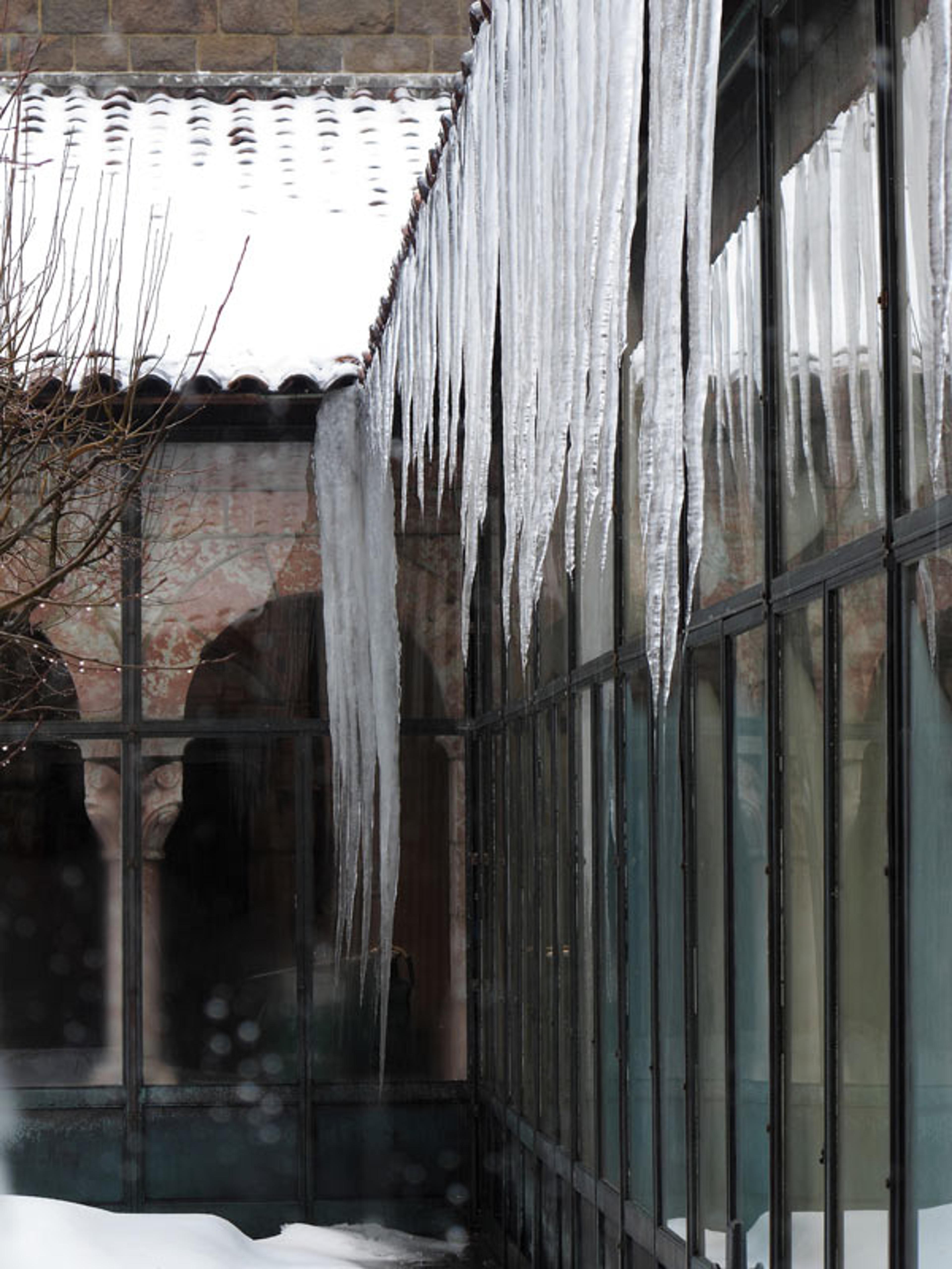 Icicles in the Cuxa Cloister