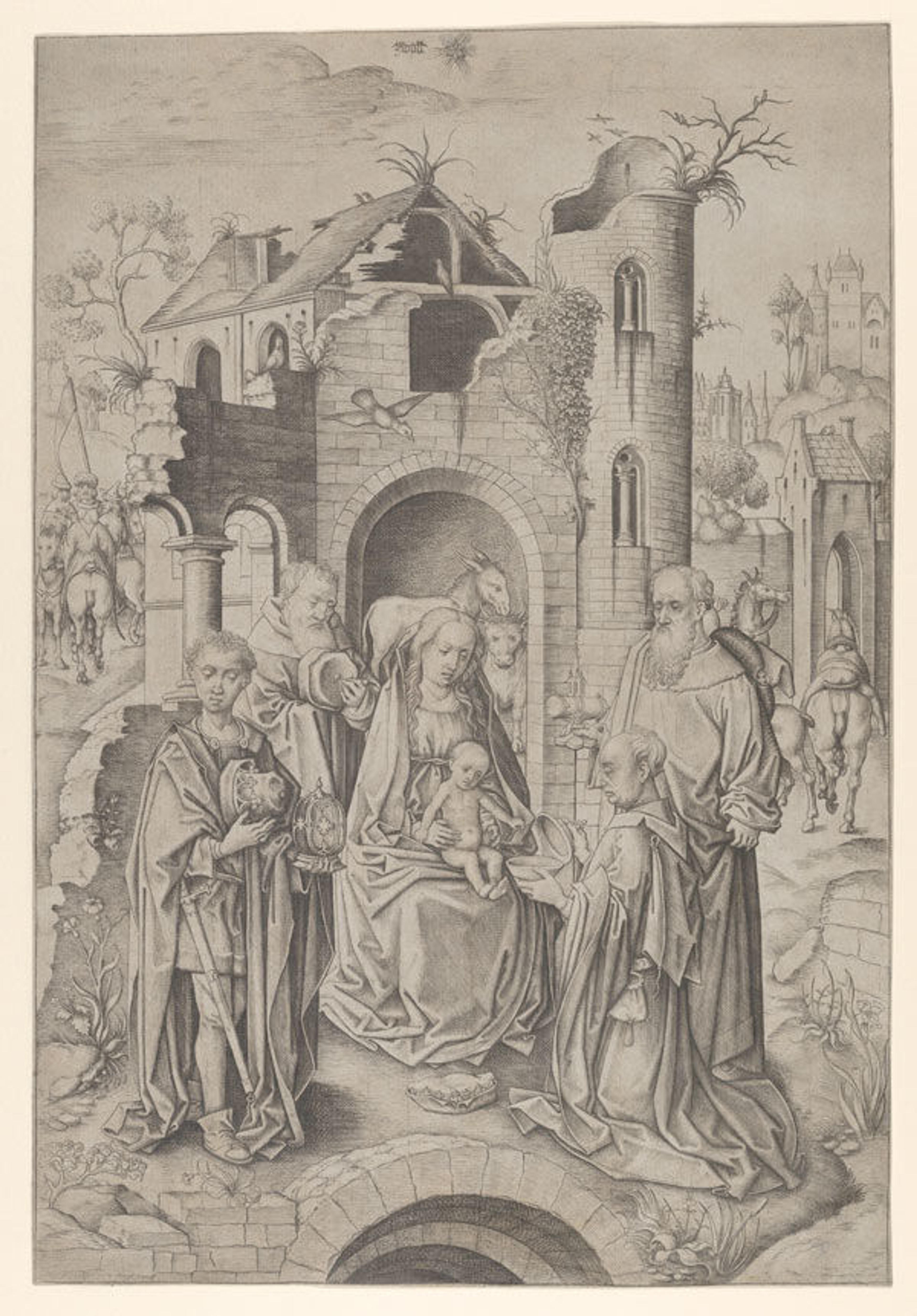 Master IAM of Zwolle (Netherlandish, active ca. 1470–95), Adoration of the Magi, ca. 1480