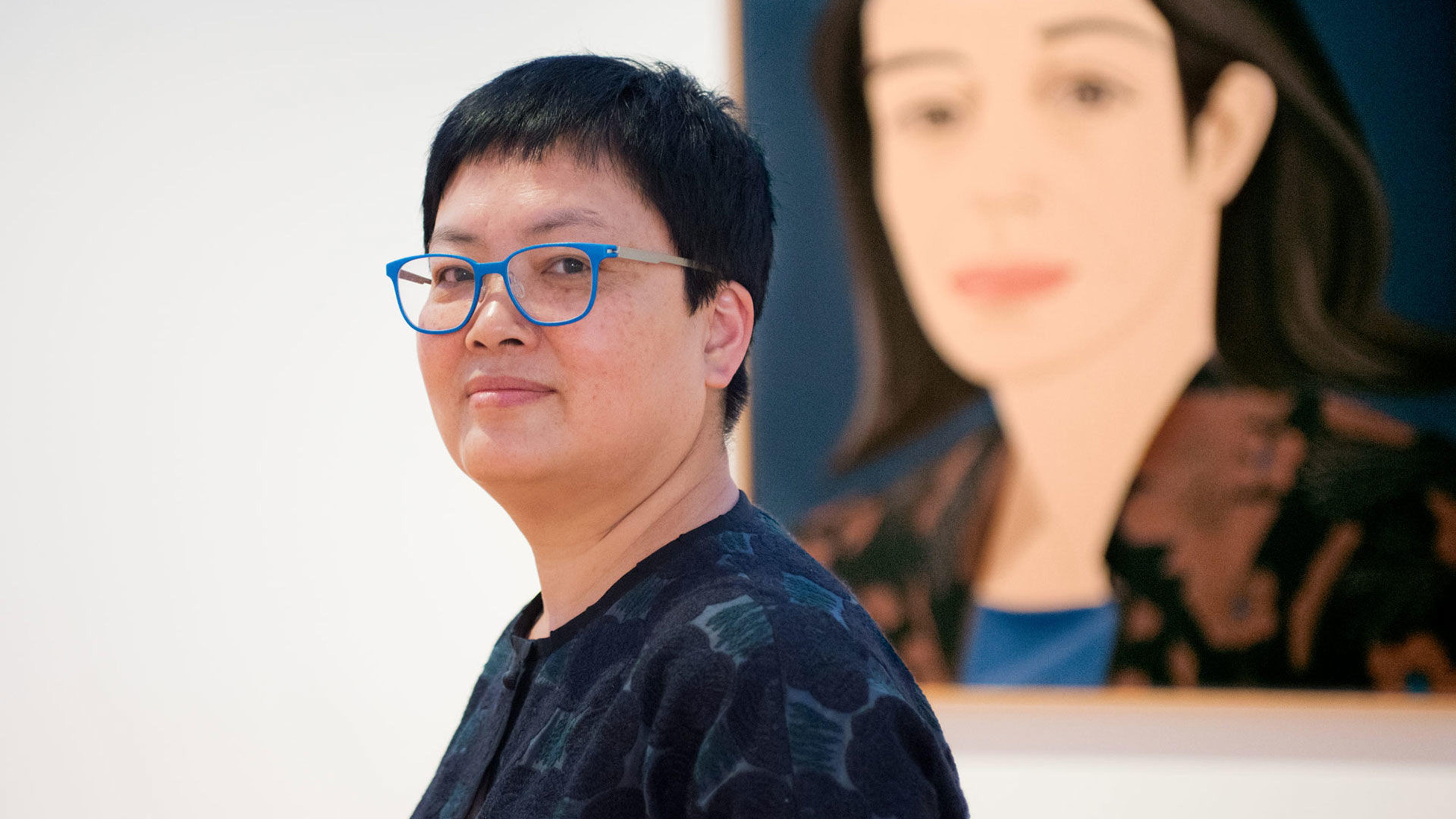 Lin Tianmiao on Alex Katz's "Black and Brown Blouse"