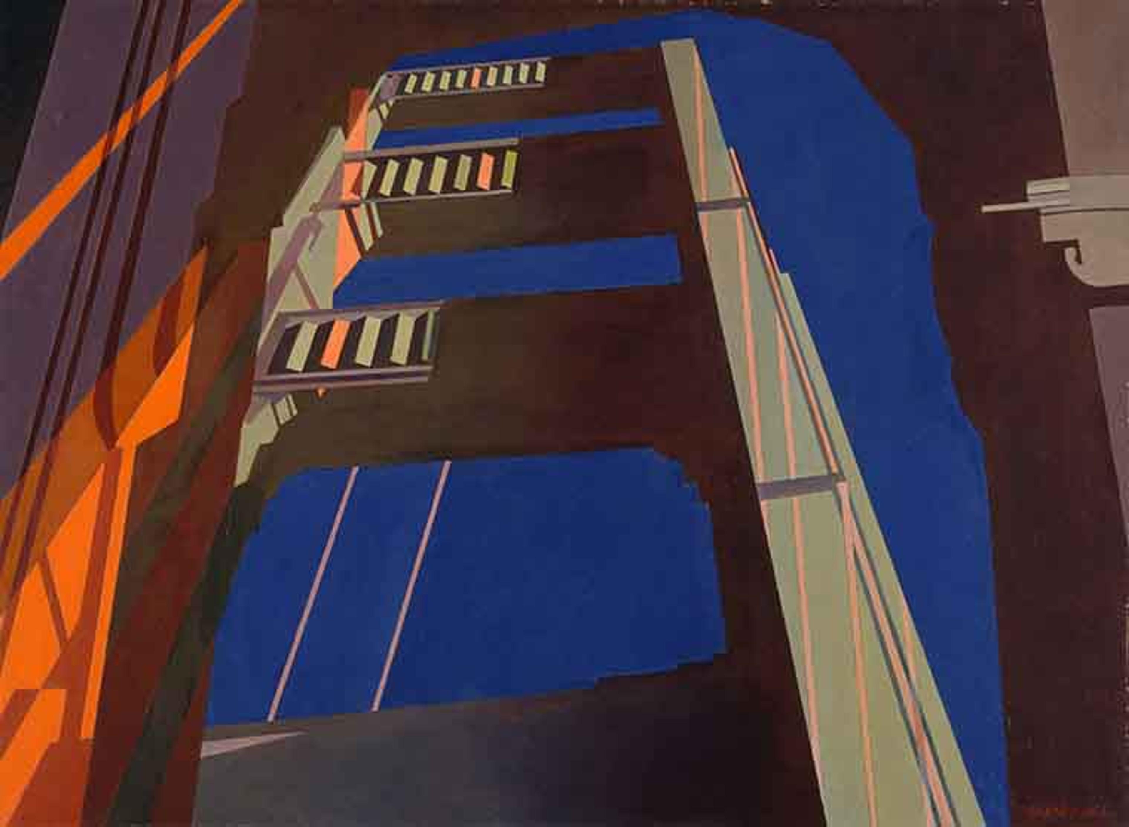 Charles Sheeler's painting "Golden Gate"