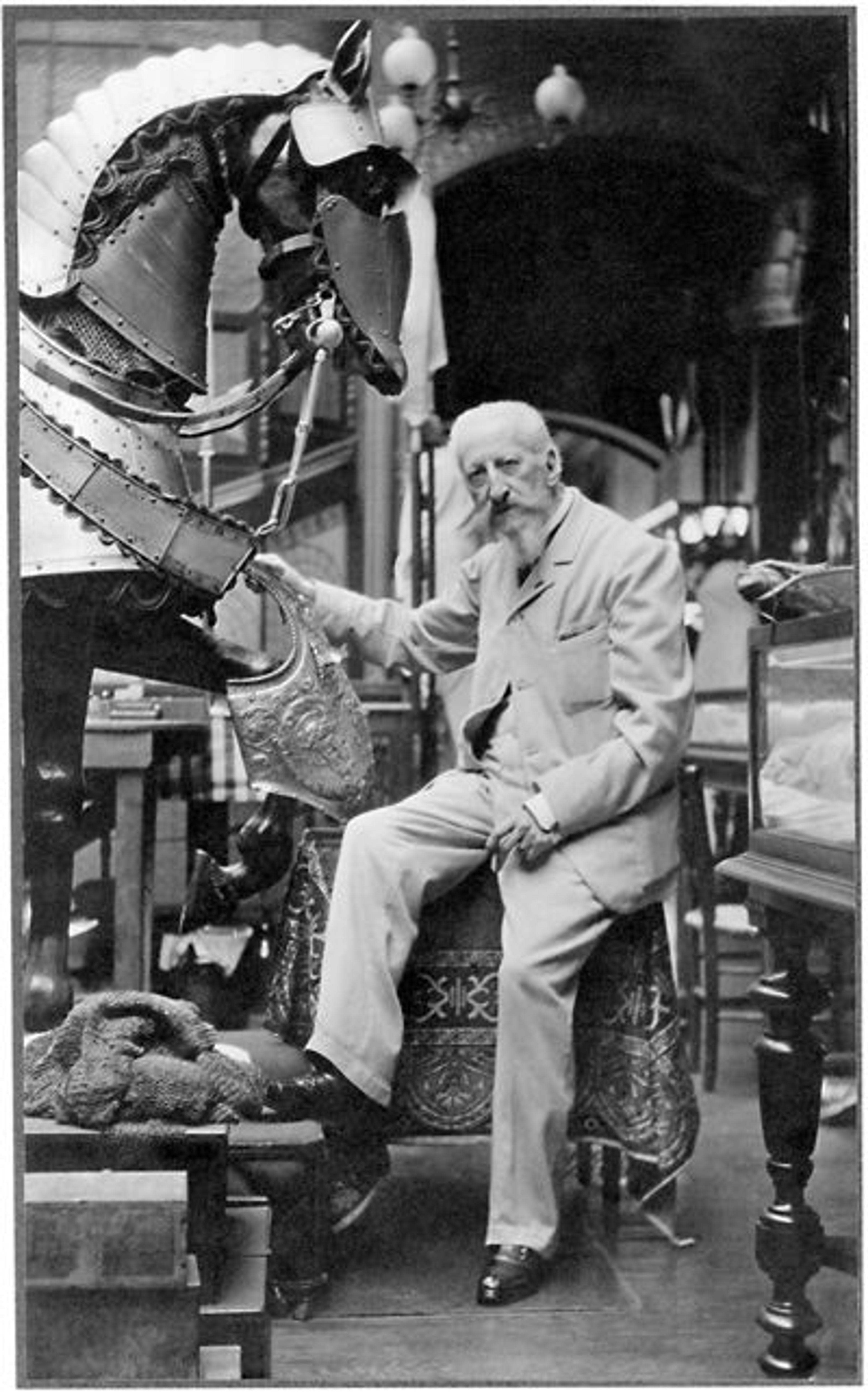Riggs in his Parisian townhouse, ca. 1913