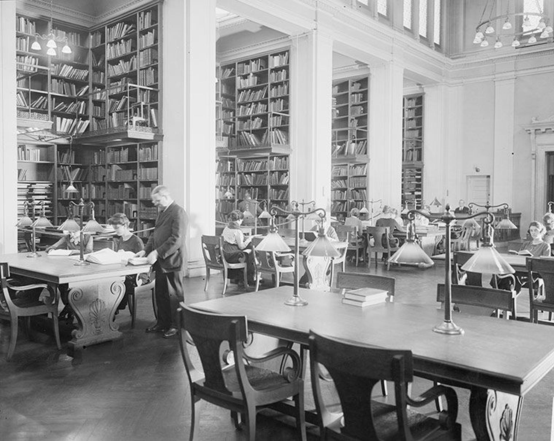 First Librarian Full Steam Ahead: Wing G and the First Library Building - The ...