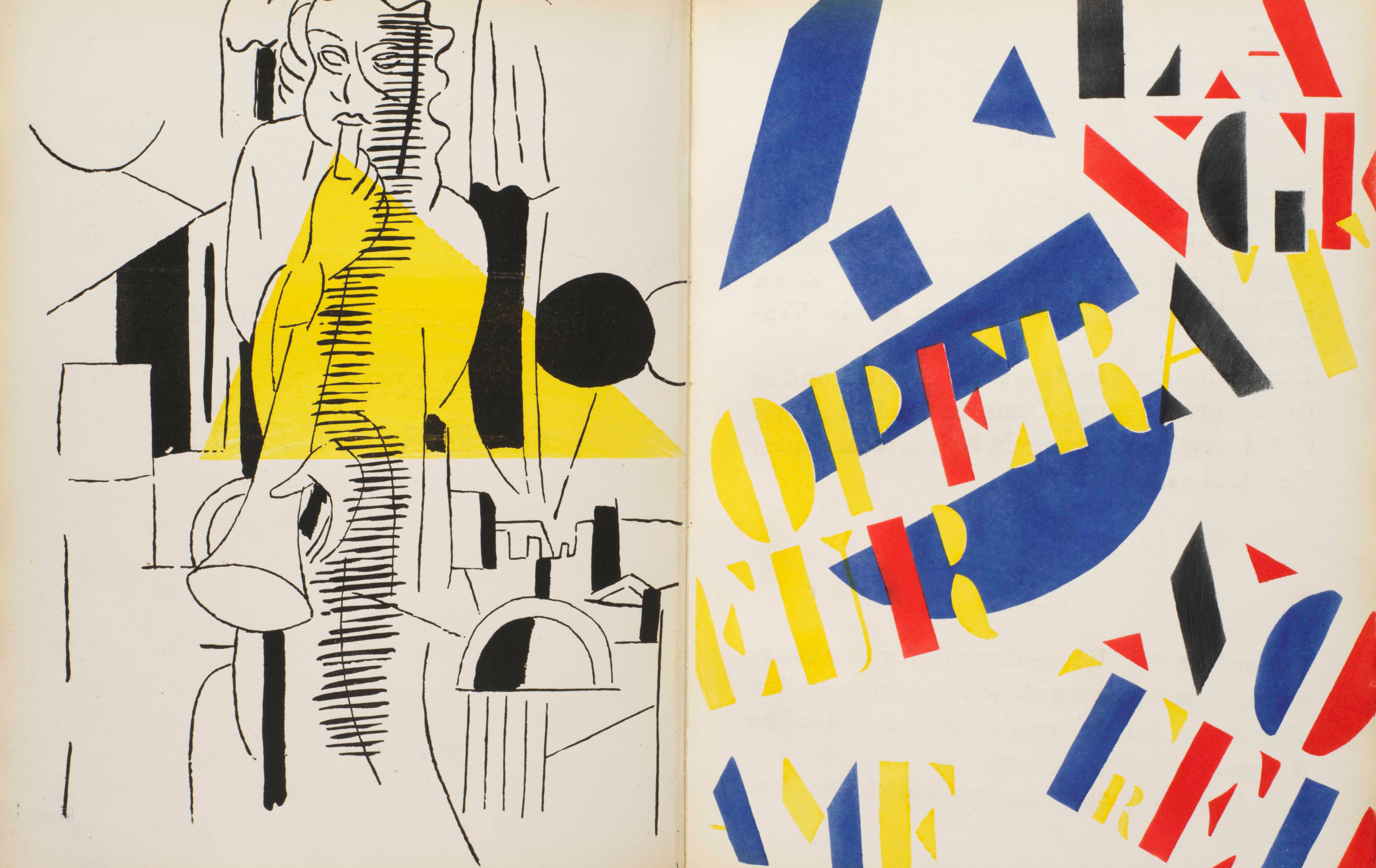 Image of spread 21 of La Fin du monde, an illustration by Fernand Leger.