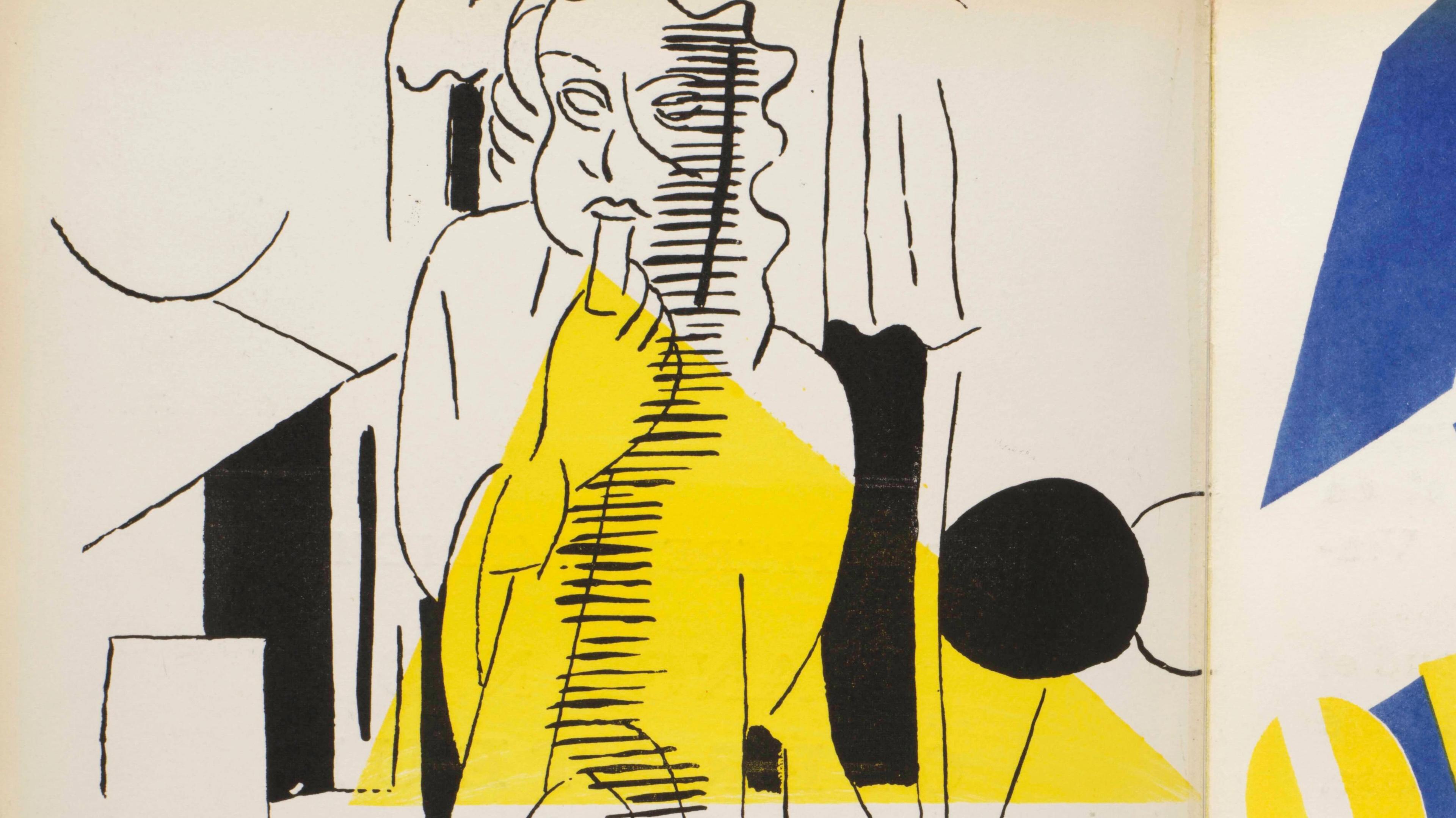 Image of spread 21 of La Fin du monde, an illustration by Fernand Leger.