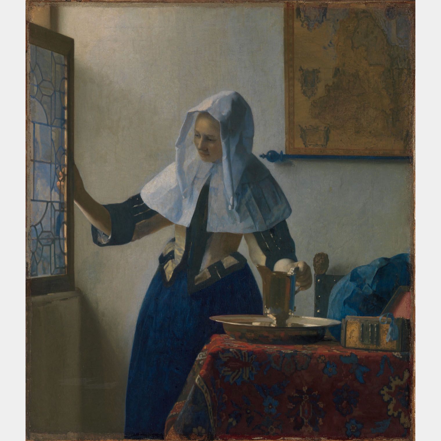 Johannes Vermeer - Young Woman with a Water Pitcher - The