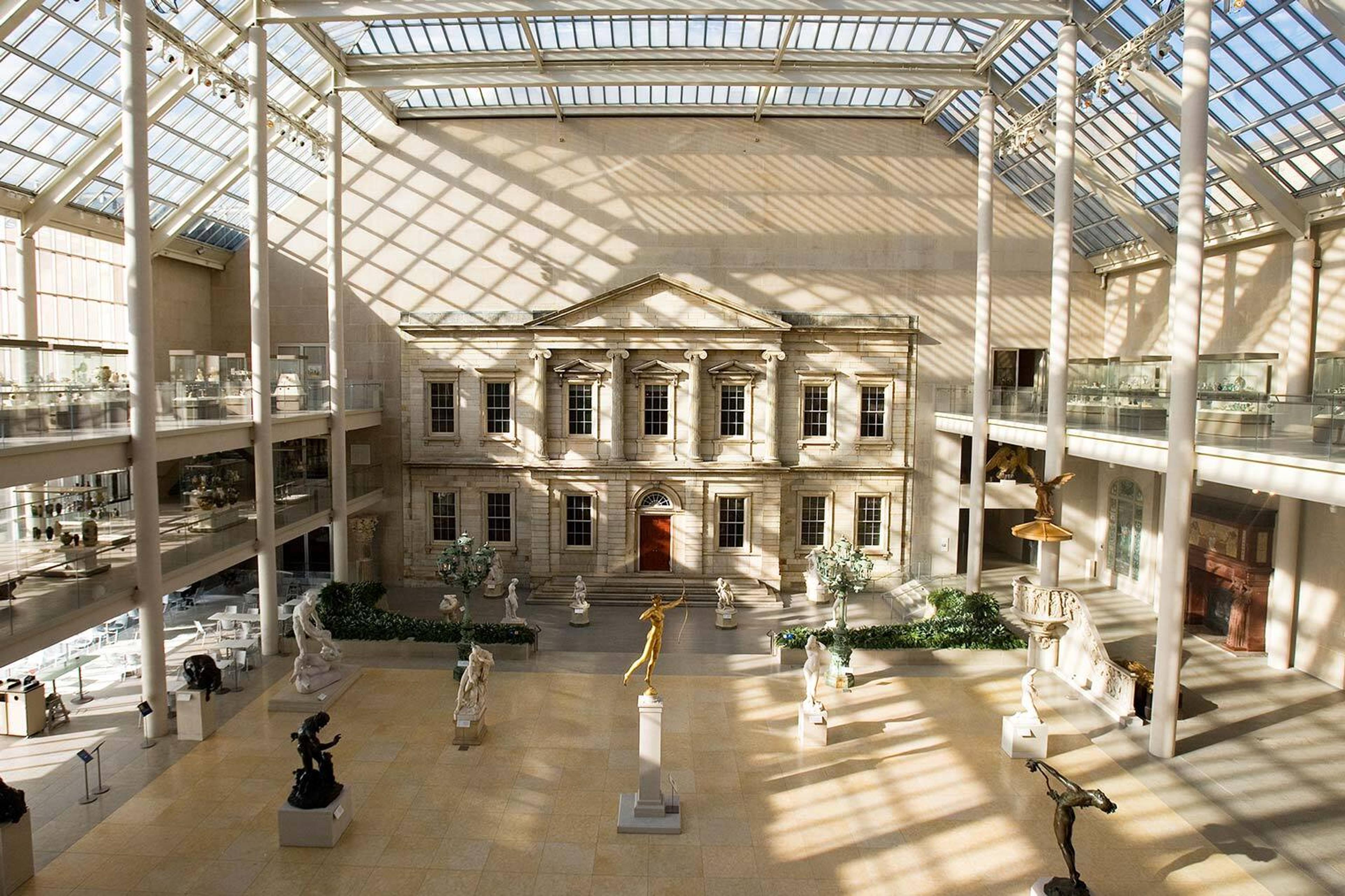 A photo of the Second Branch Bank facade in The Met