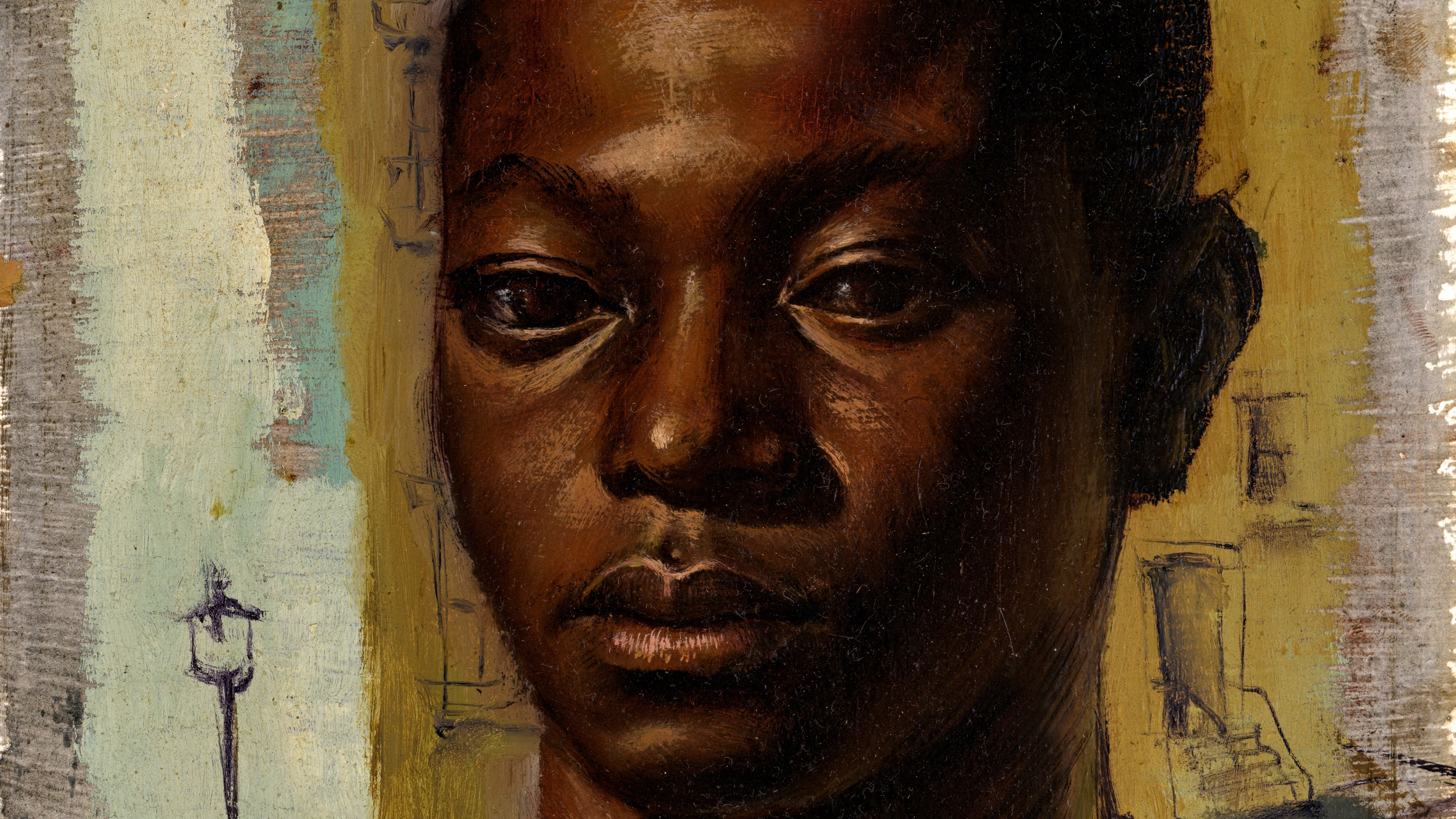 John Wilson (American, 1922–2015). My Brother, 1942. Oil on panel, 12 x 10 5/8 in. (30.48 x 26.9875 cm). Smith College Museum of Art, Purchased, (SC 1943.4.1) Courtesy of the Estate of John Wilson