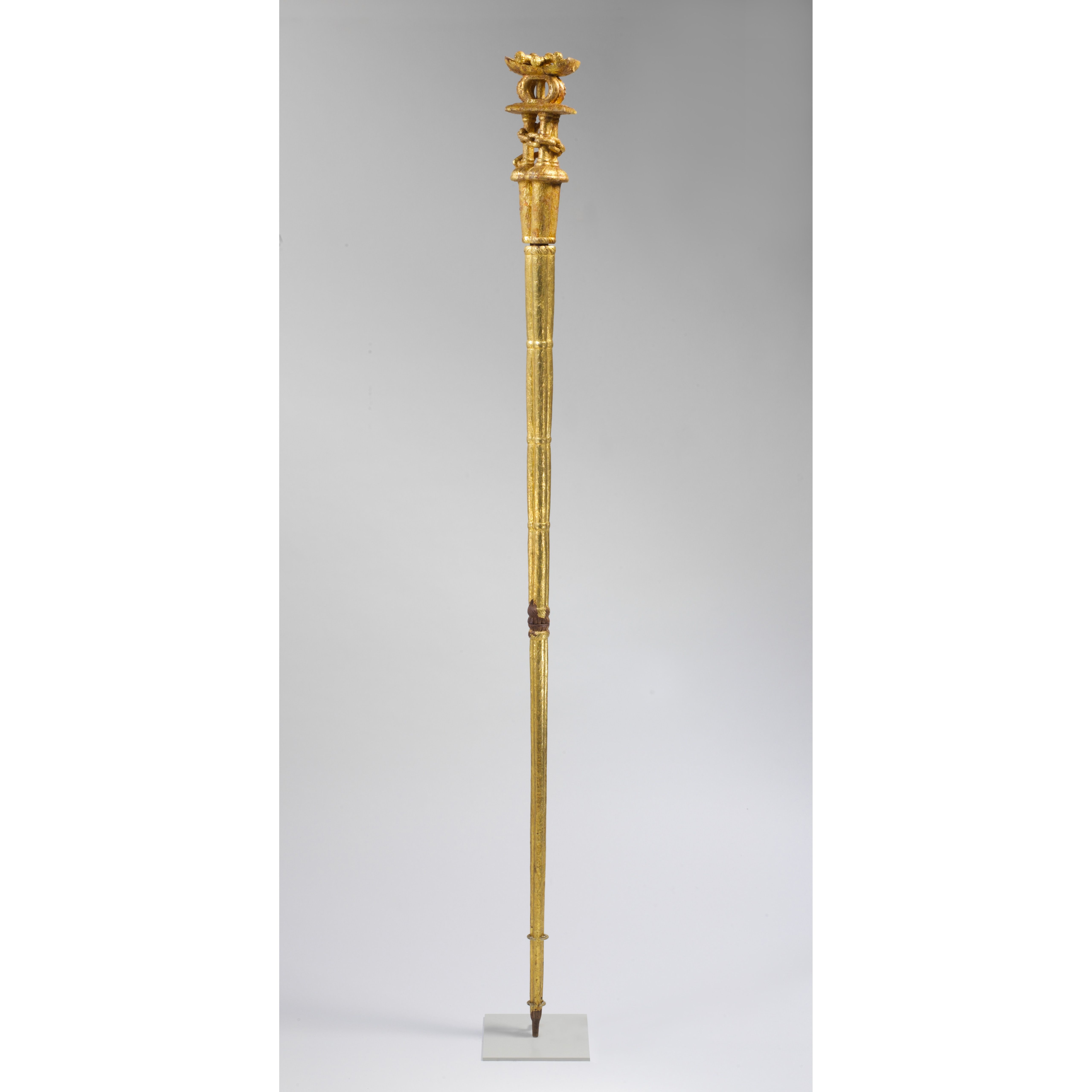 Asante-Akan artist - Ȯkyeame poma (royal spokesperson's staff