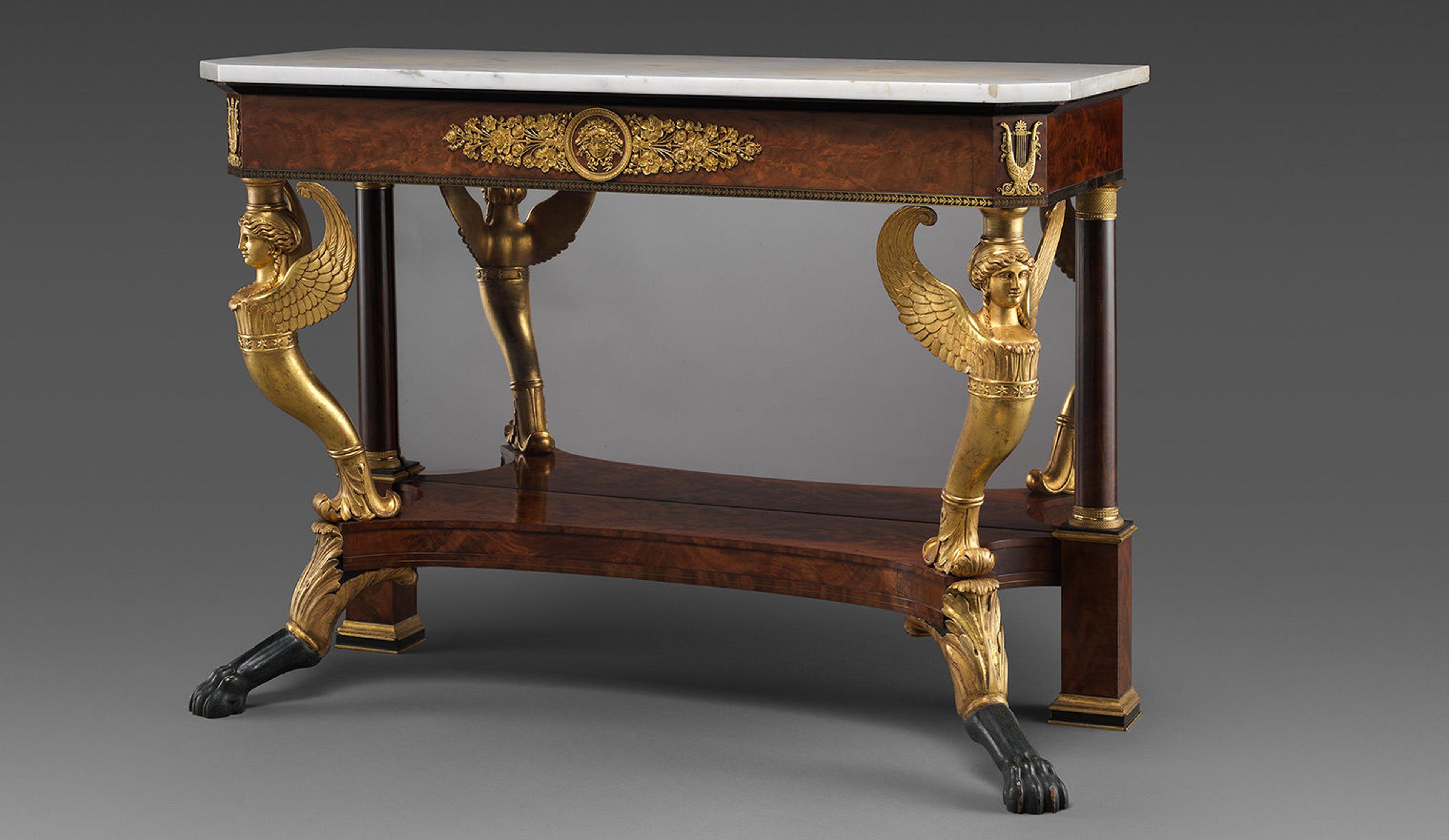 Pier table by Charles-Honoré Lannuier