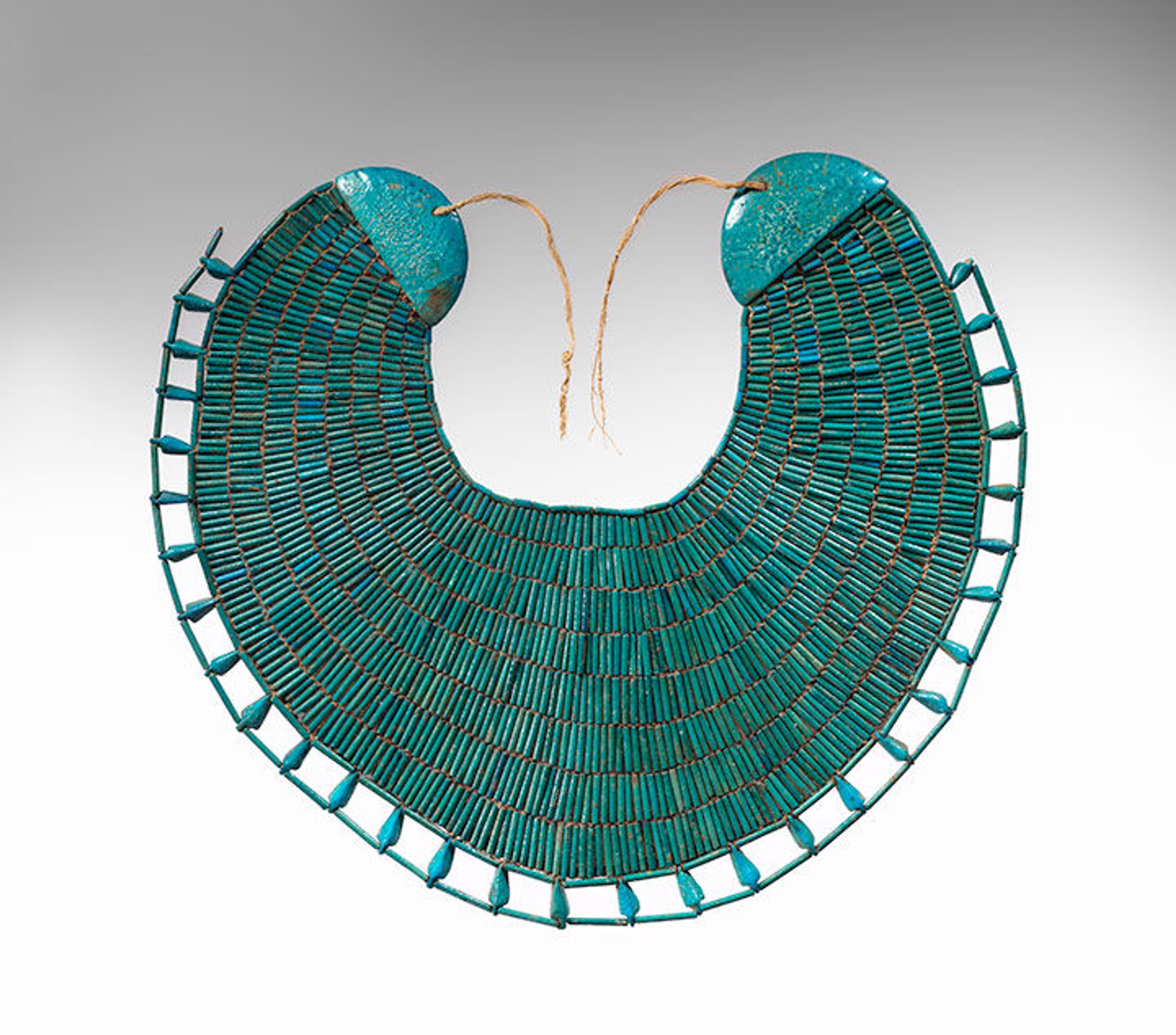 Broad collar of Wah found in Thebes in 1920