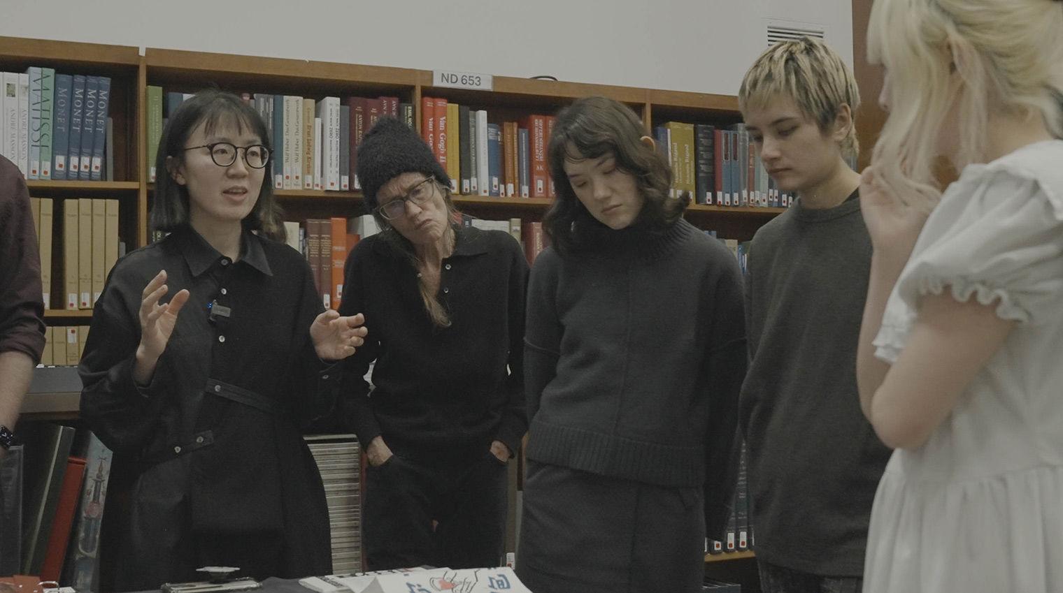 Shisi Huang speaking to an audience