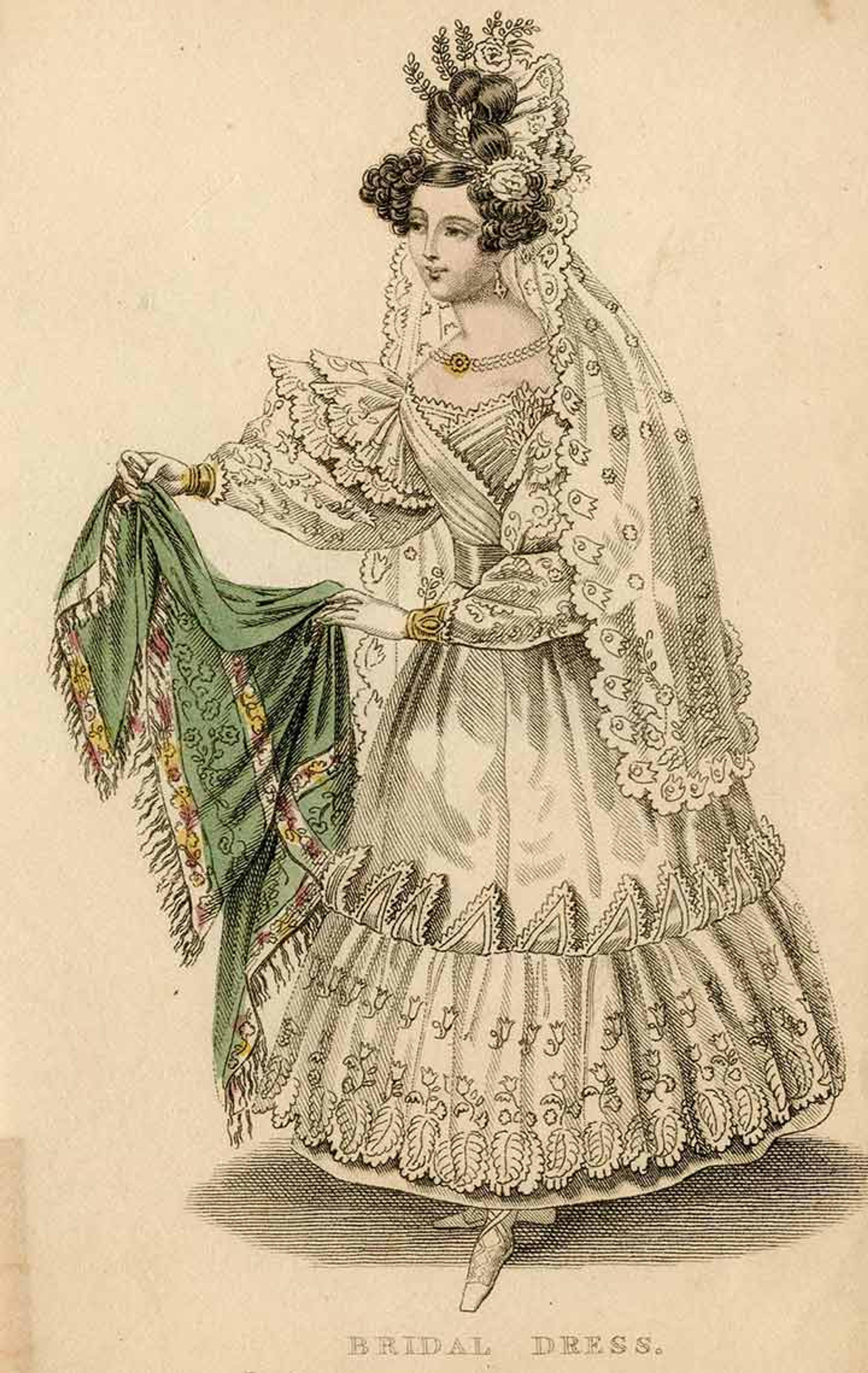 old wedding dress