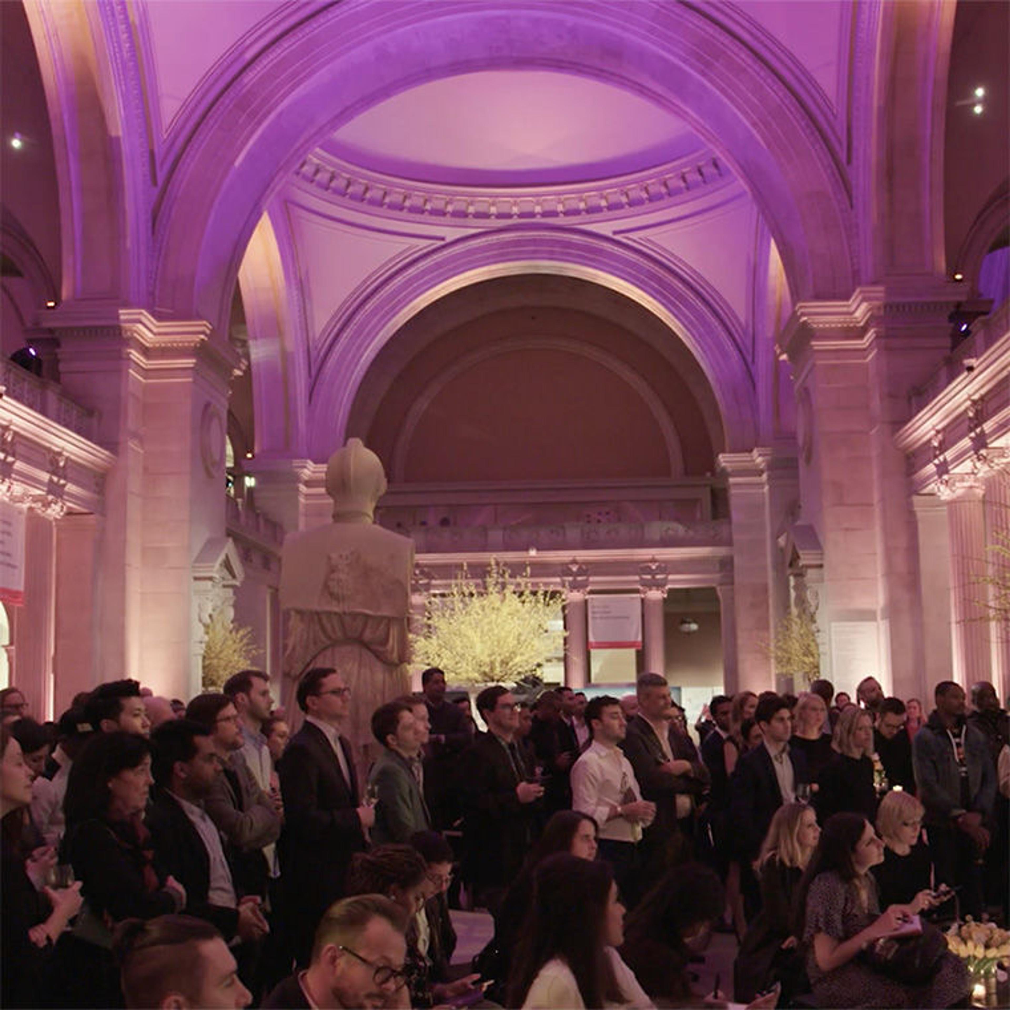 Video still from The Met, Microsoft, and MIT event revealing five AI prototypes